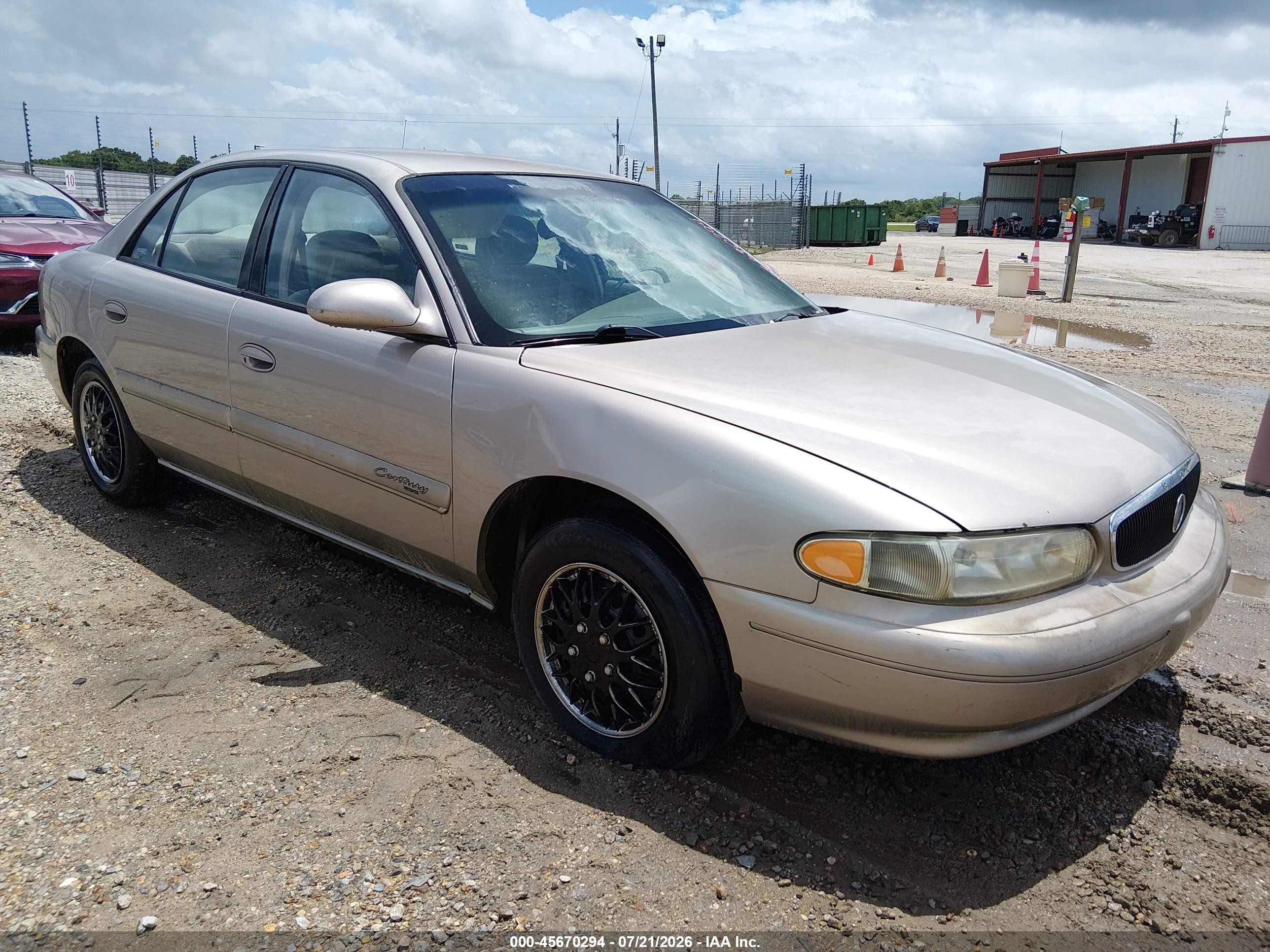 2001 Buick Century Custom Tan vin: 2G4WS52JX11165966