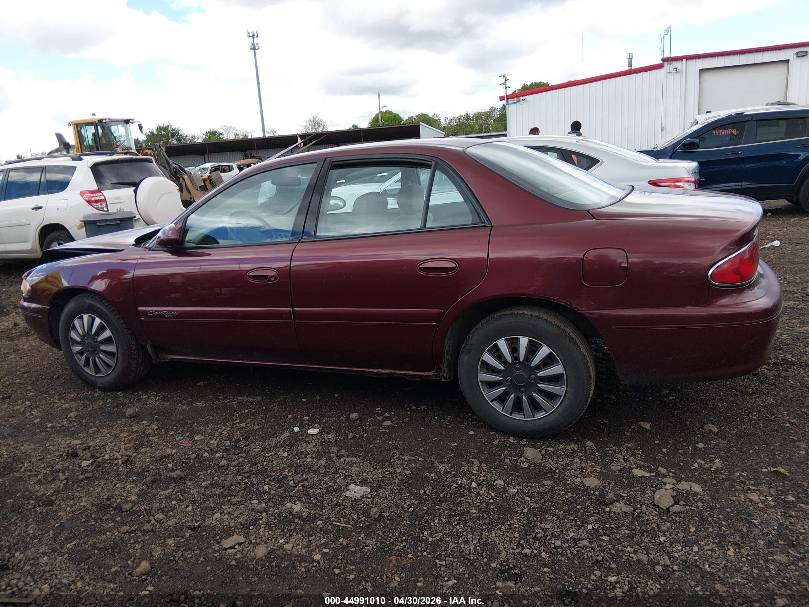2002 Buick Century Custom Red vin: 2G4WS52JX21258021
