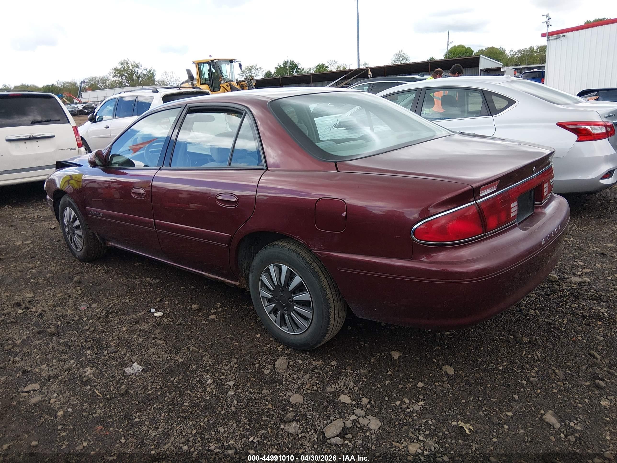 2002 Buick Century Custom Red vin: 2G4WS52JX21258021