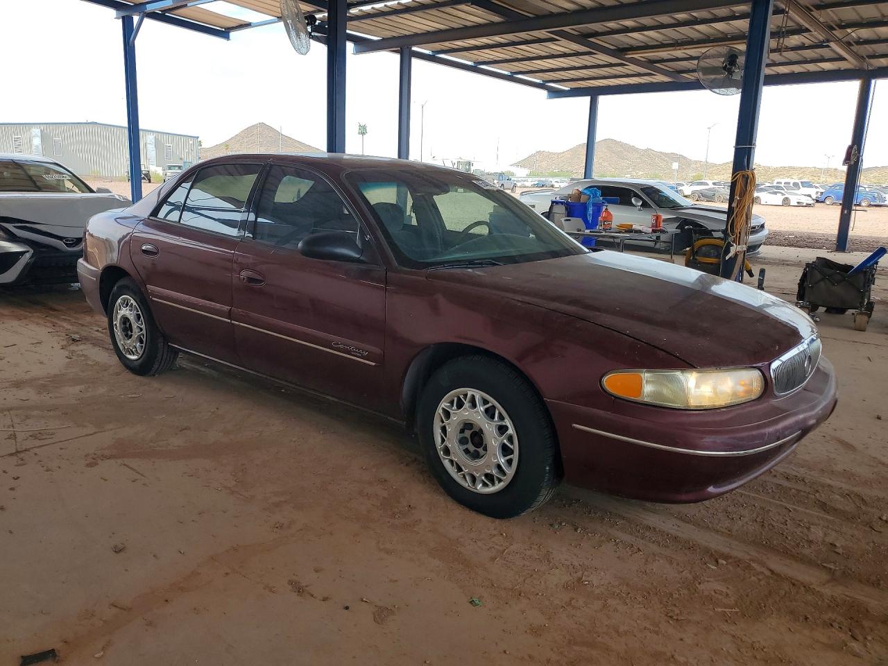 2002 Buick Century Custom Burgundy vin: 2G4WS52JX21274087