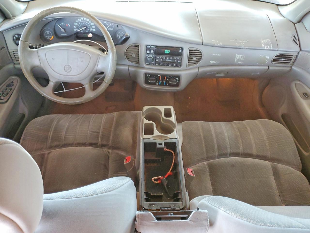 2002 Buick Century Custom Burgundy vin: 2G4WS52JX21274087