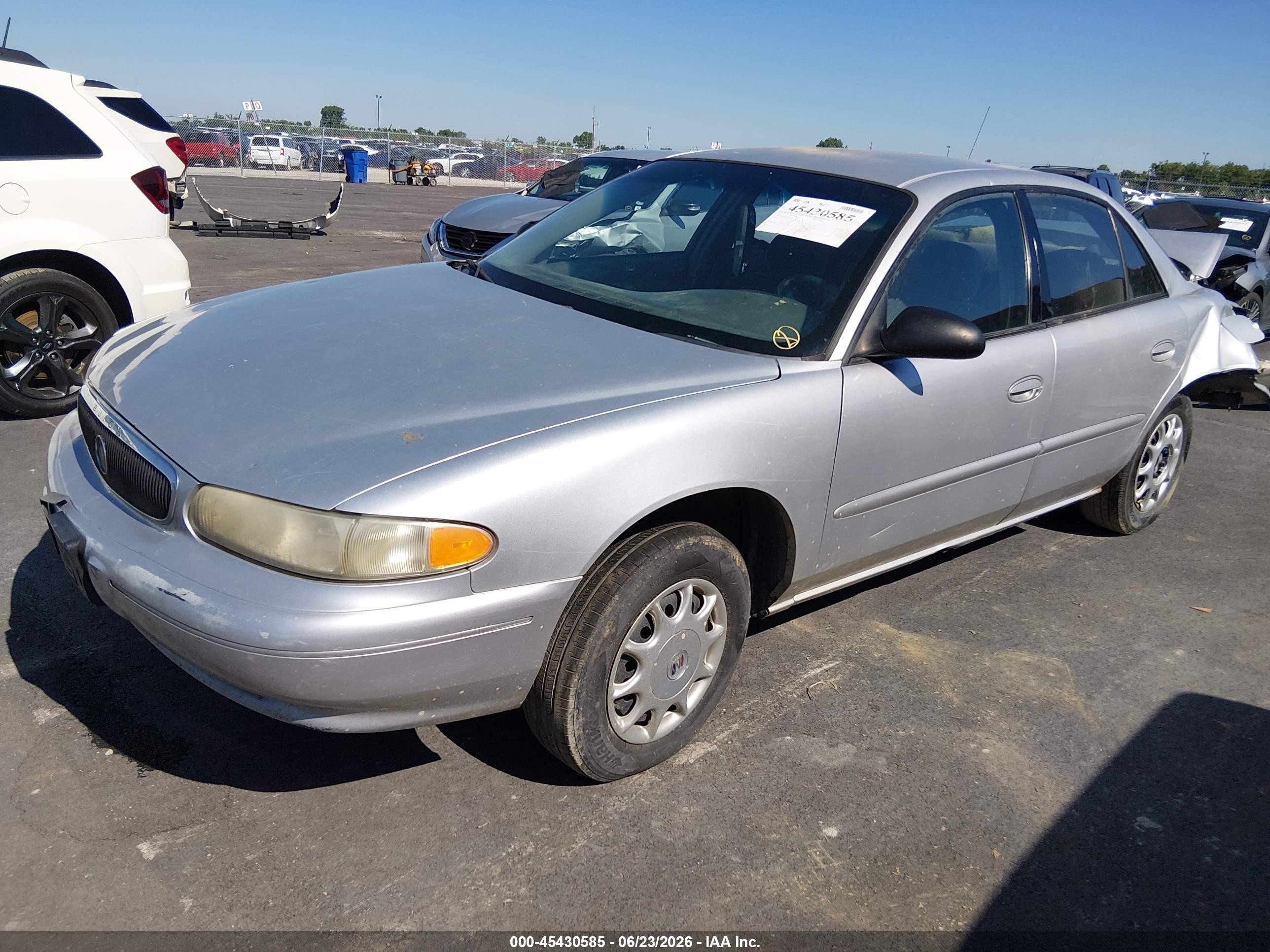 2003 Buick Century Custom Silver vin: 2G4WS52JX31182396