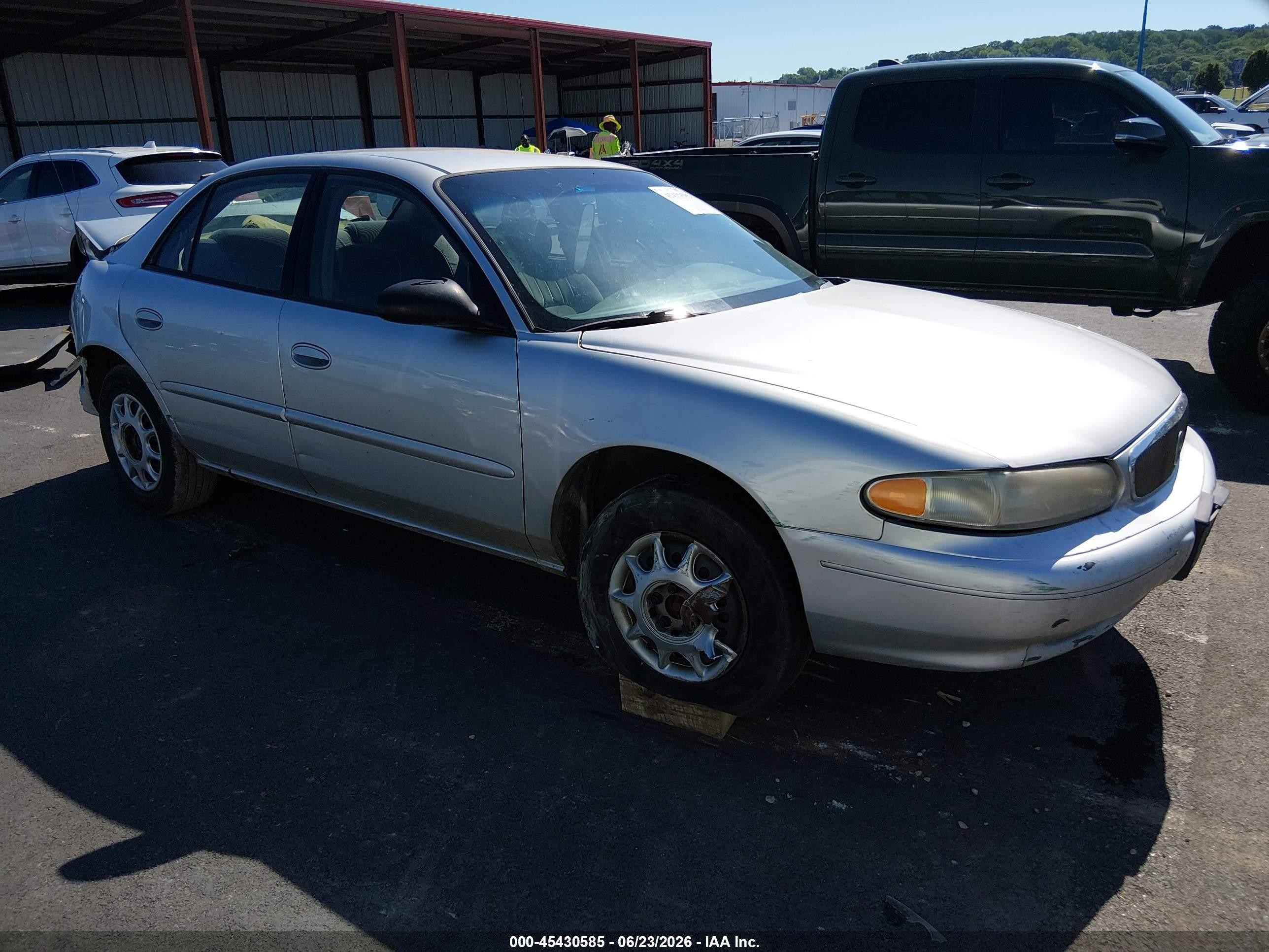 2003 Buick Century Custom Silver vin: 2G4WS52JX31182396
