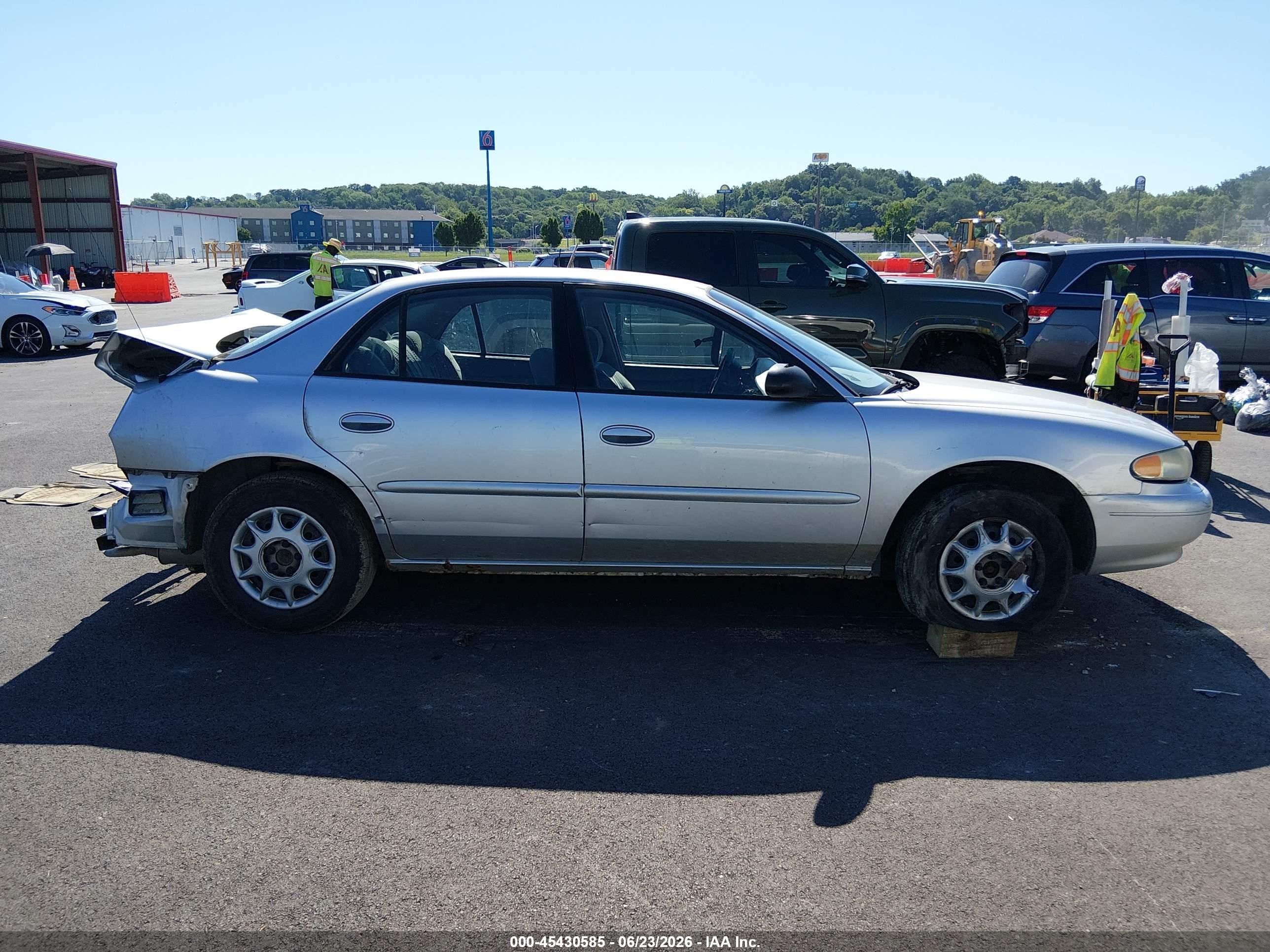 2003 Buick Century Custom Silver vin: 2G4WS52JX31182396