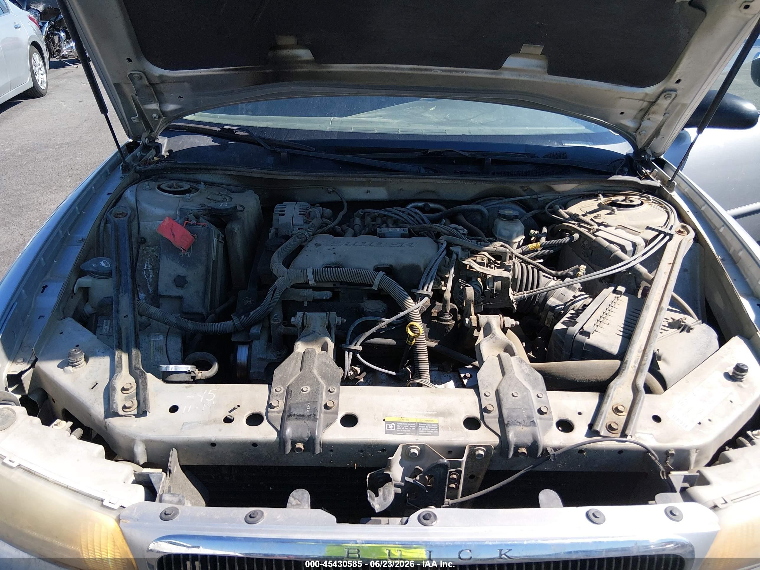 2003 Buick Century Custom Silver vin: 2G4WS52JX31182396