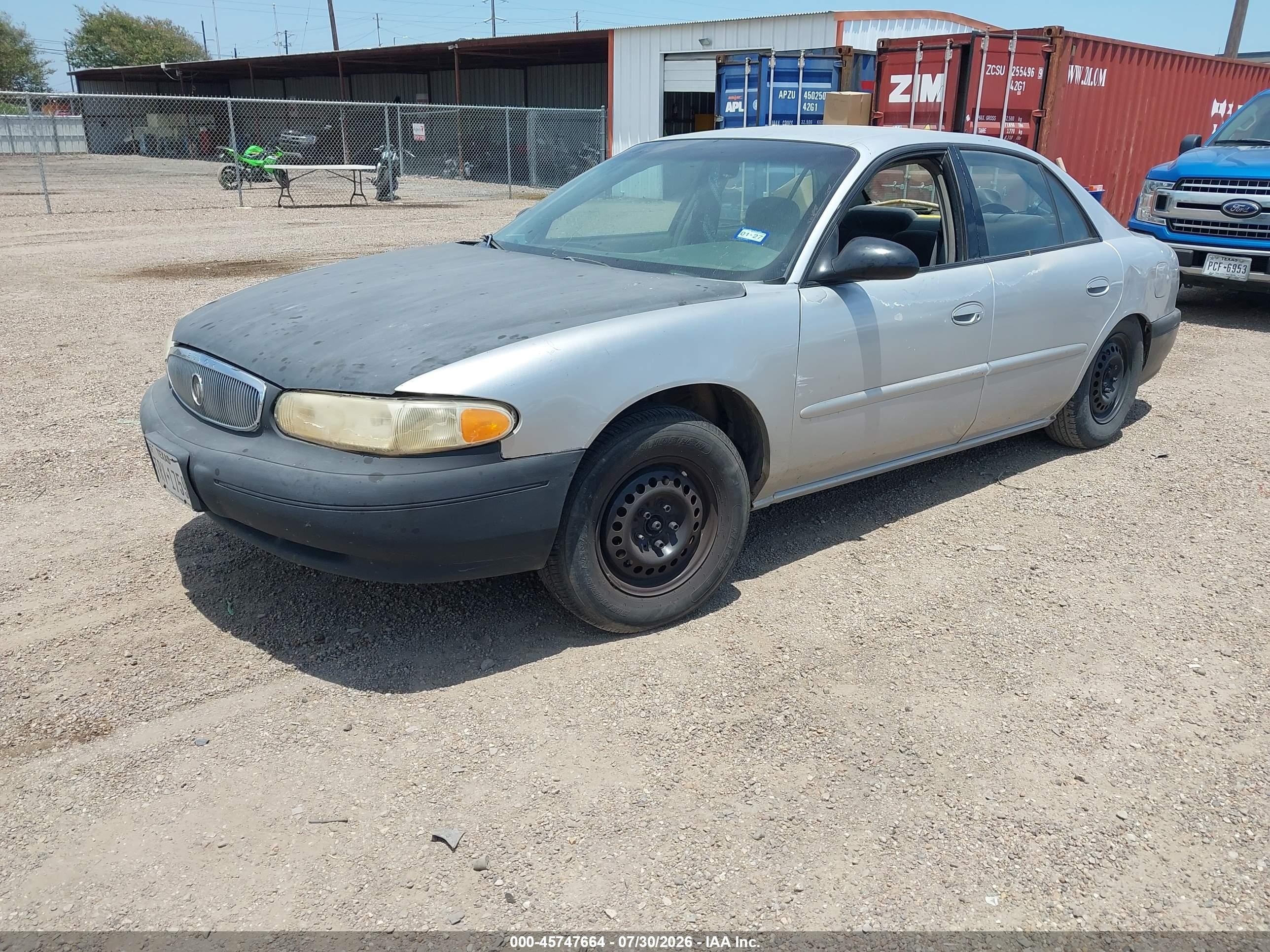 2003 Buick Century Custom Silver vin: 2G4WS52JX31212108
