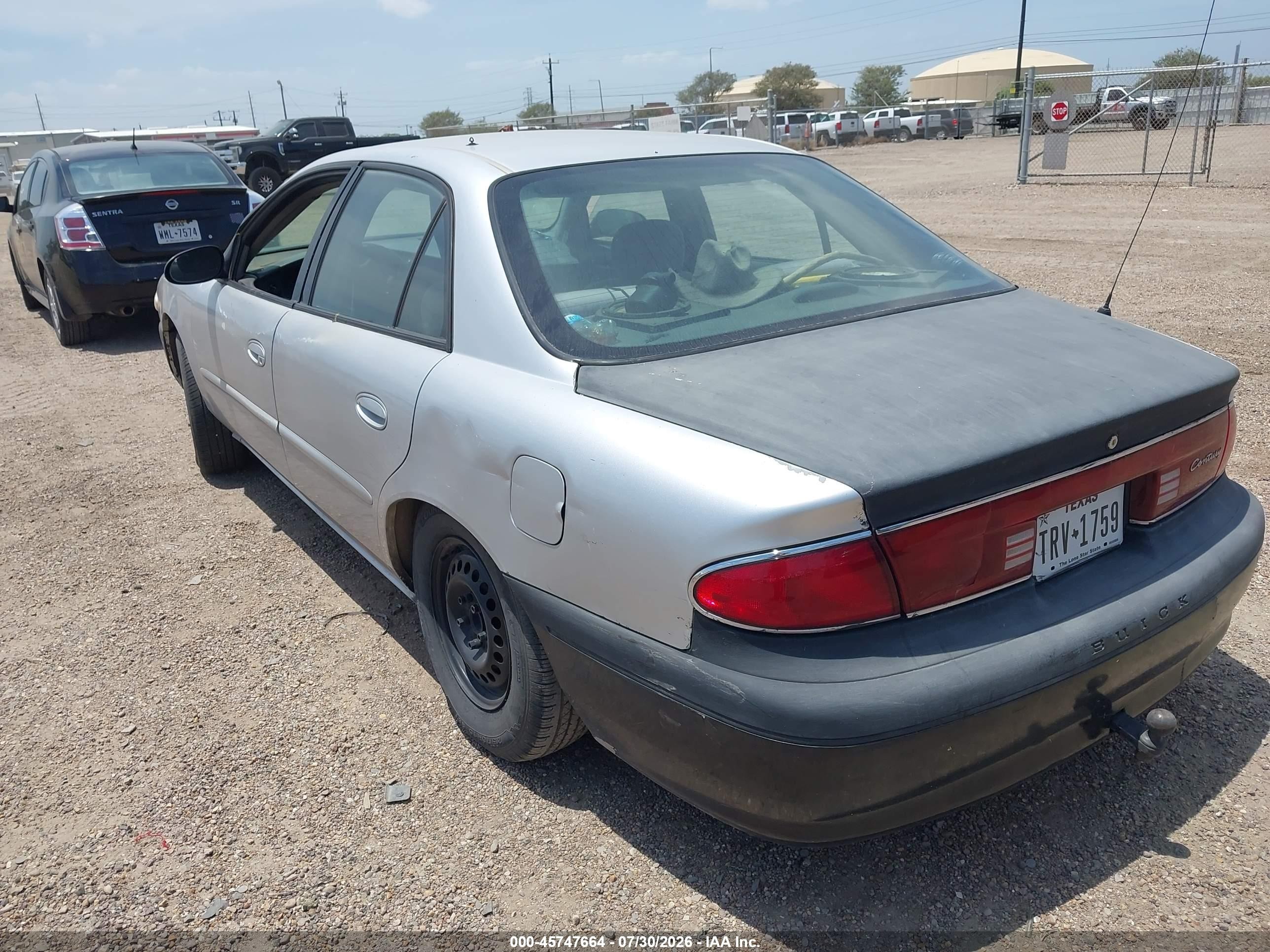 2003 Buick Century Custom Silver vin: 2G4WS52JX31212108