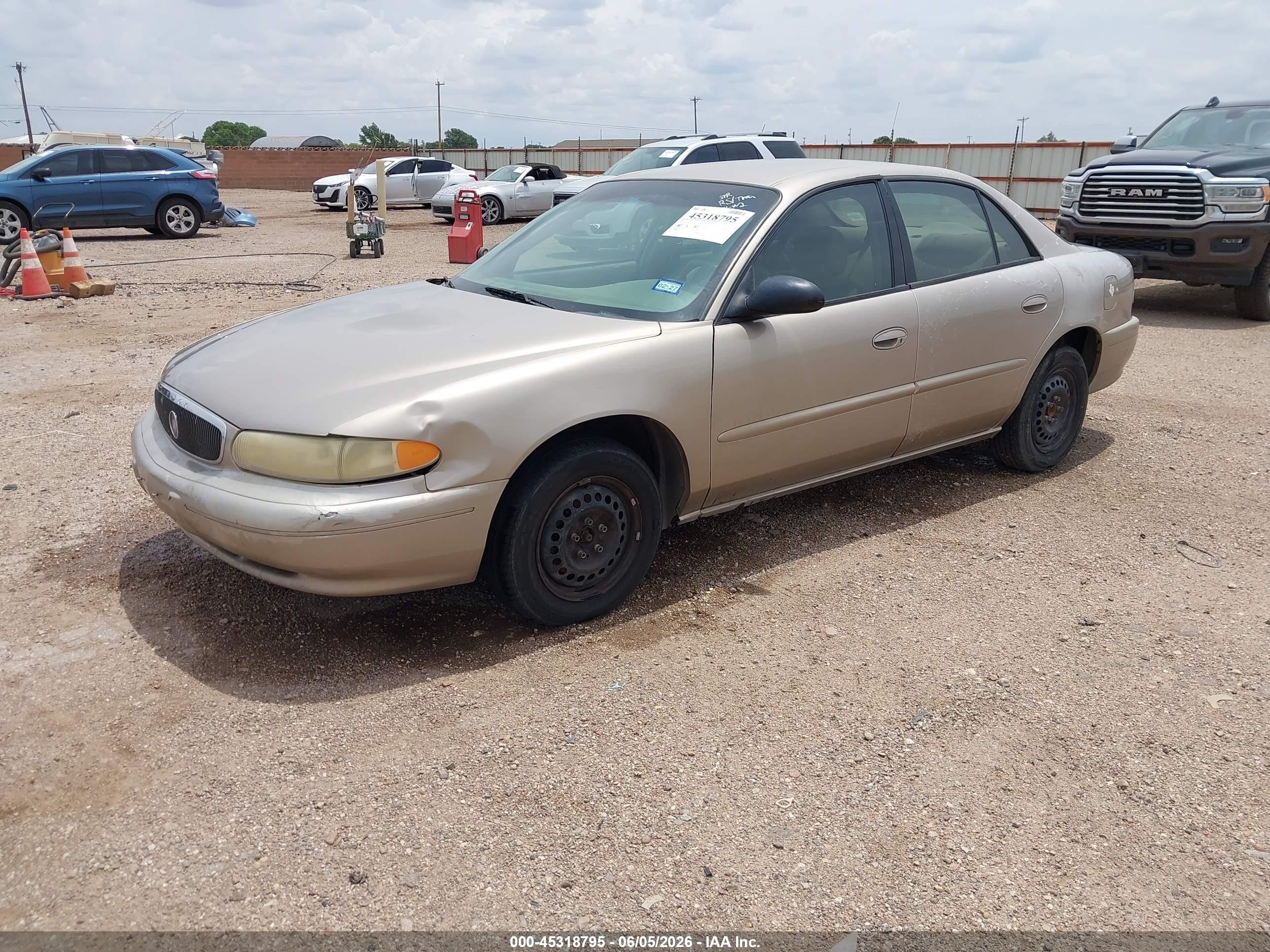 2003 Buick Century Custom Tan vin: 2G4WS52JX31240121