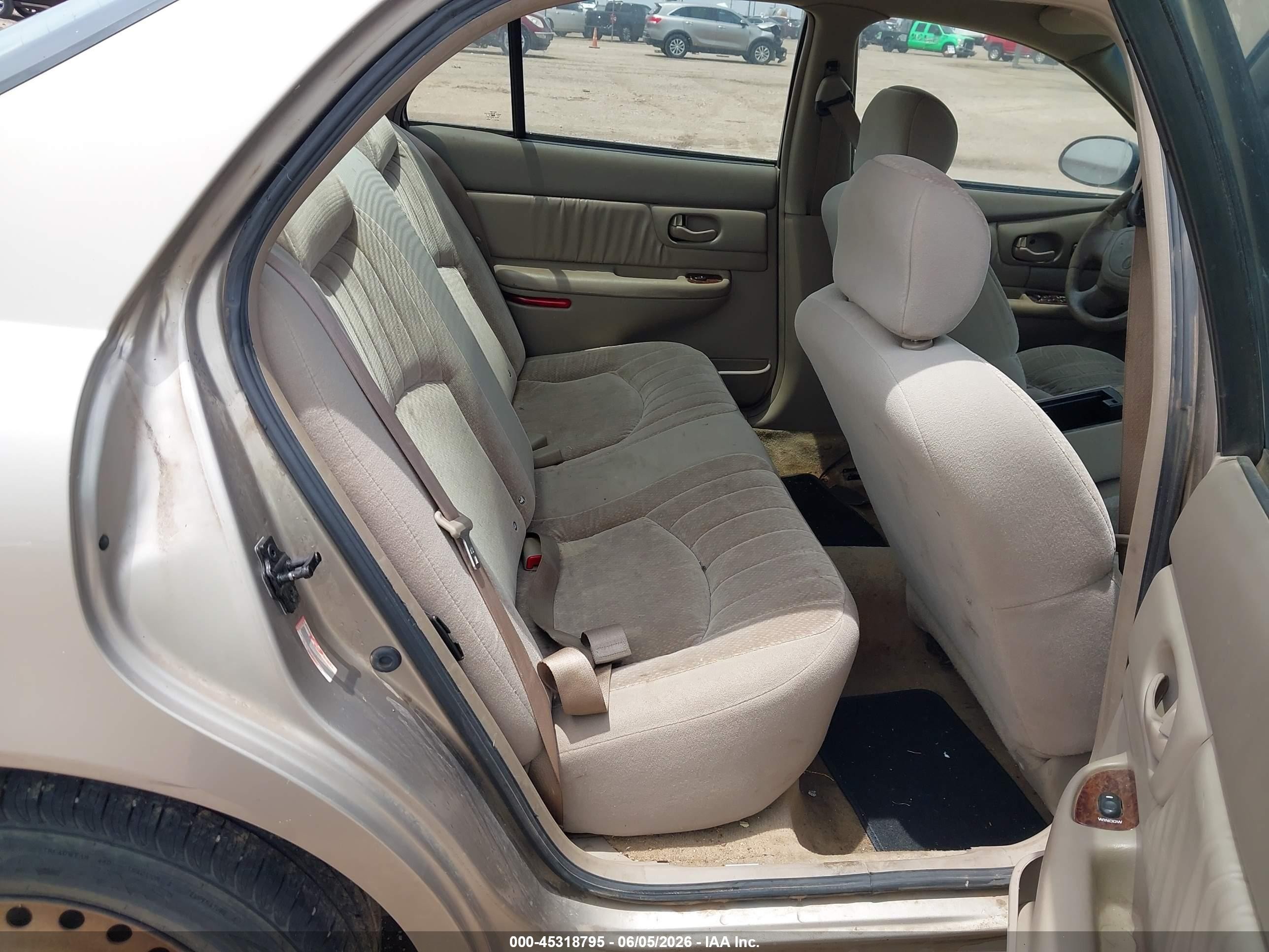 2003 Buick Century Custom Tan vin: 2G4WS52JX31240121