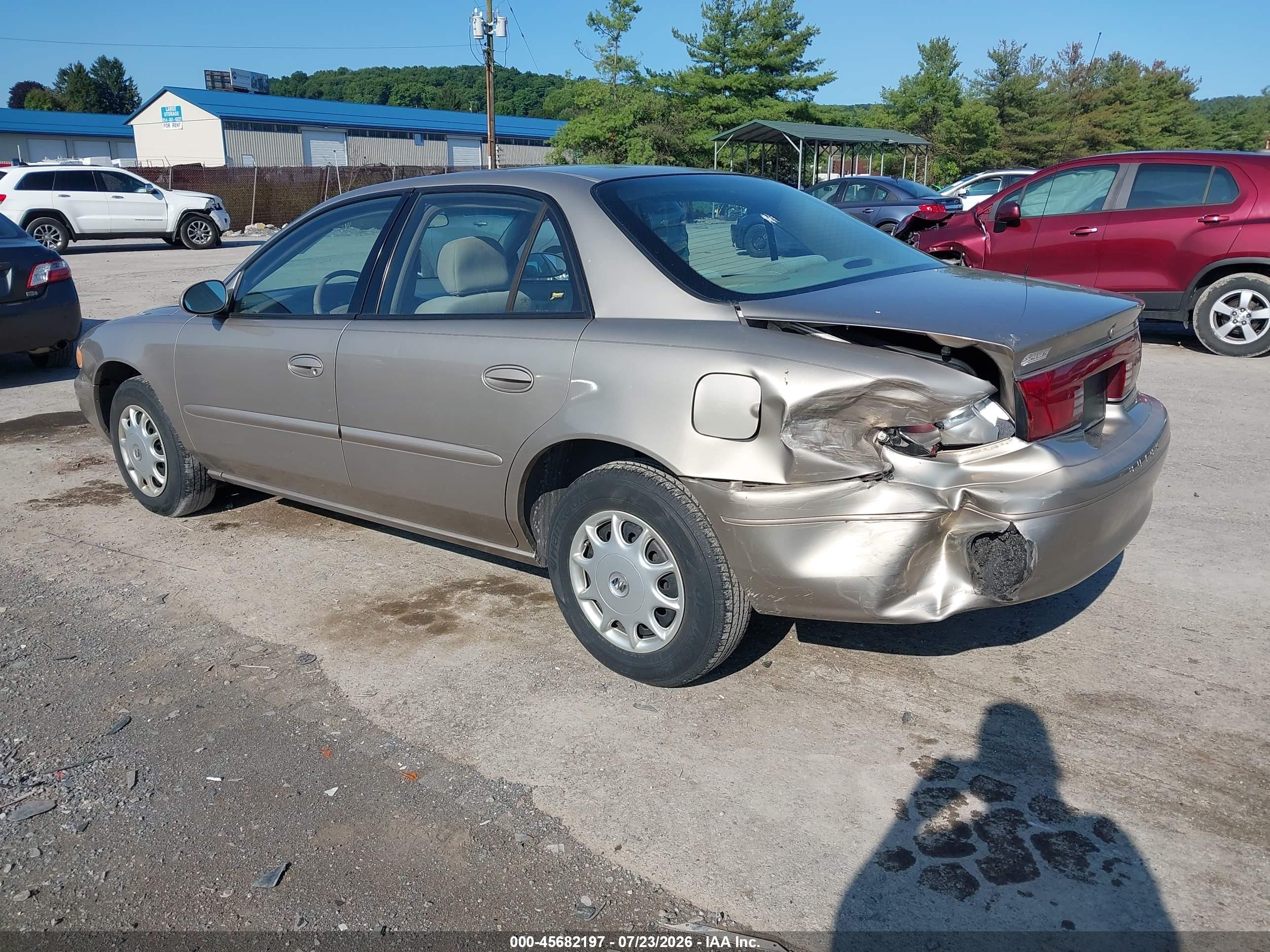 2003 Buick Century Custom Gold vin: 2G4WS52JX31254665