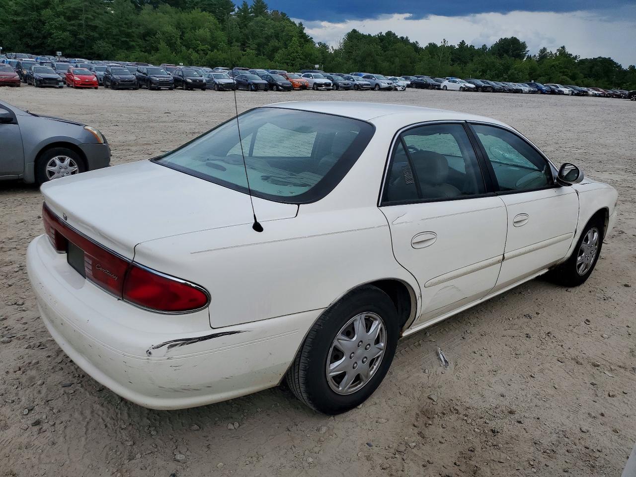 2004 Buick Century Custom White vin: 2G4WS52JX41248429