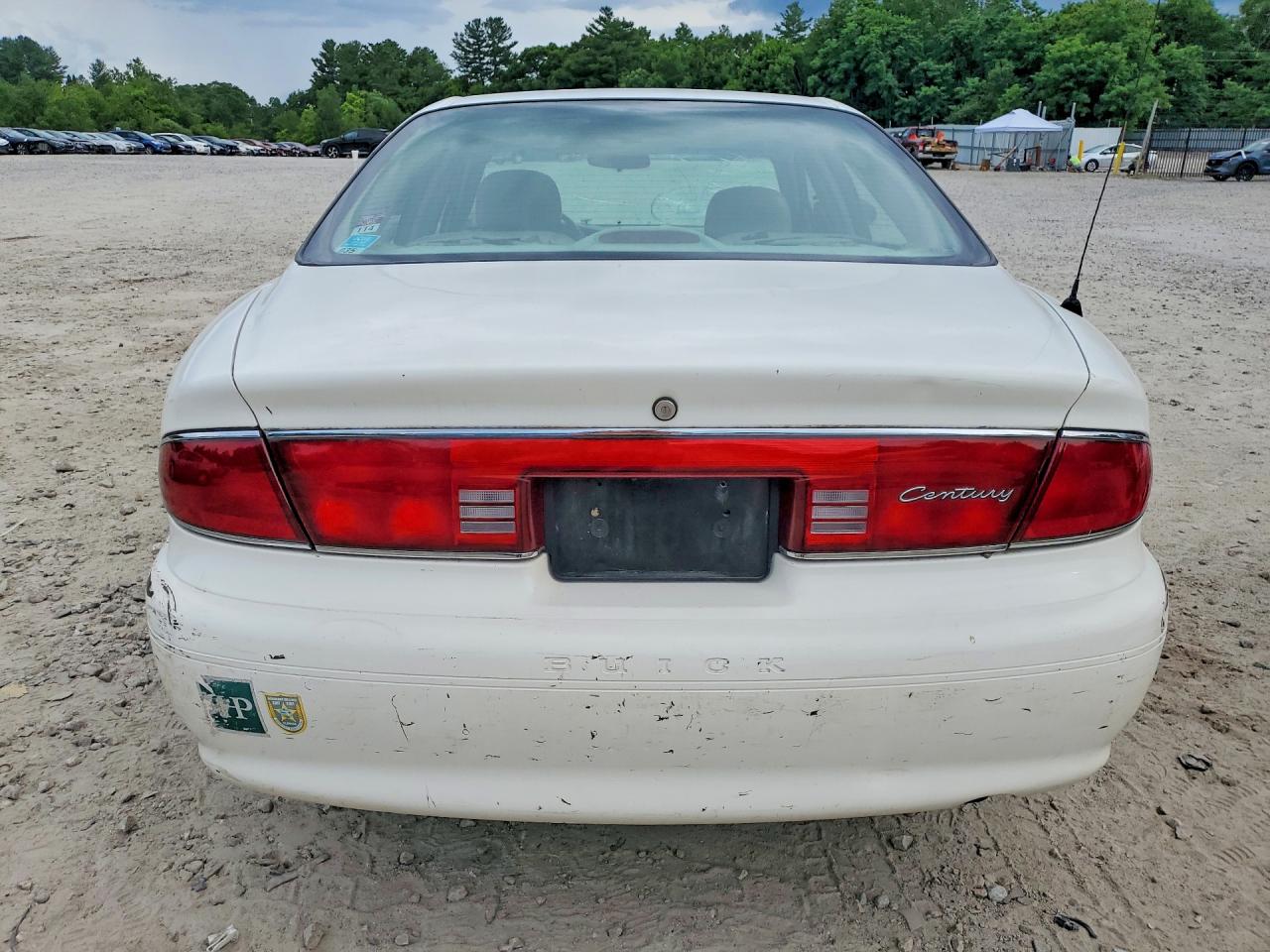 2004 Buick Century Custom White vin: 2G4WS52JX41248429