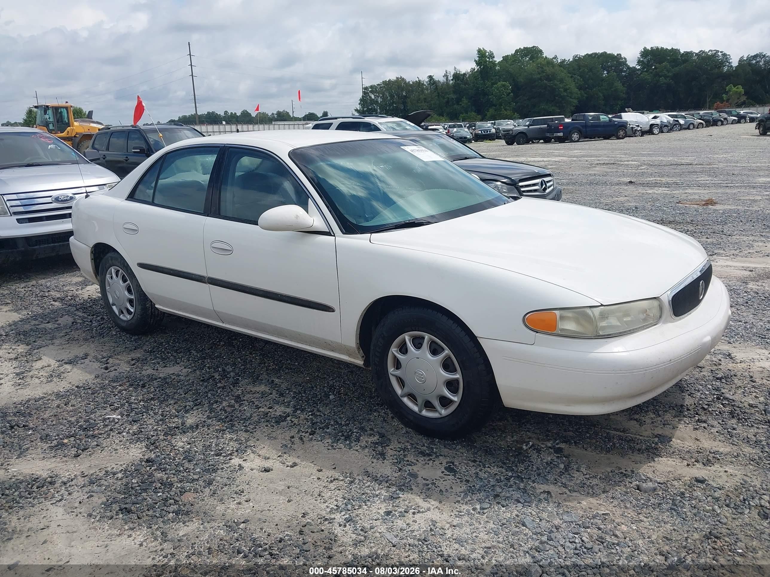 2004 Buick Century   White vin: 2G4WS52JX41286078