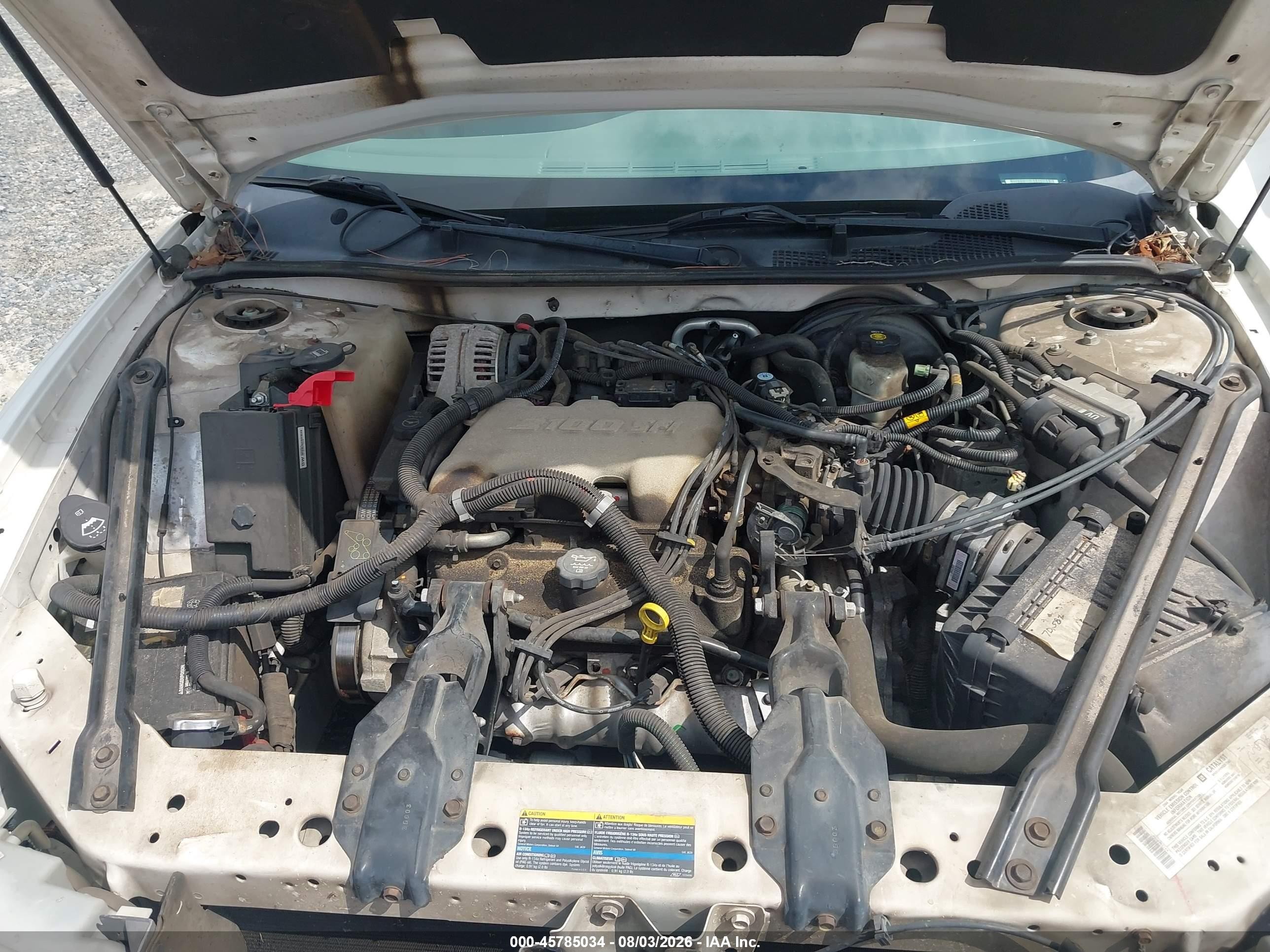 2004 Buick Century   White vin: 2G4WS52JX41286078