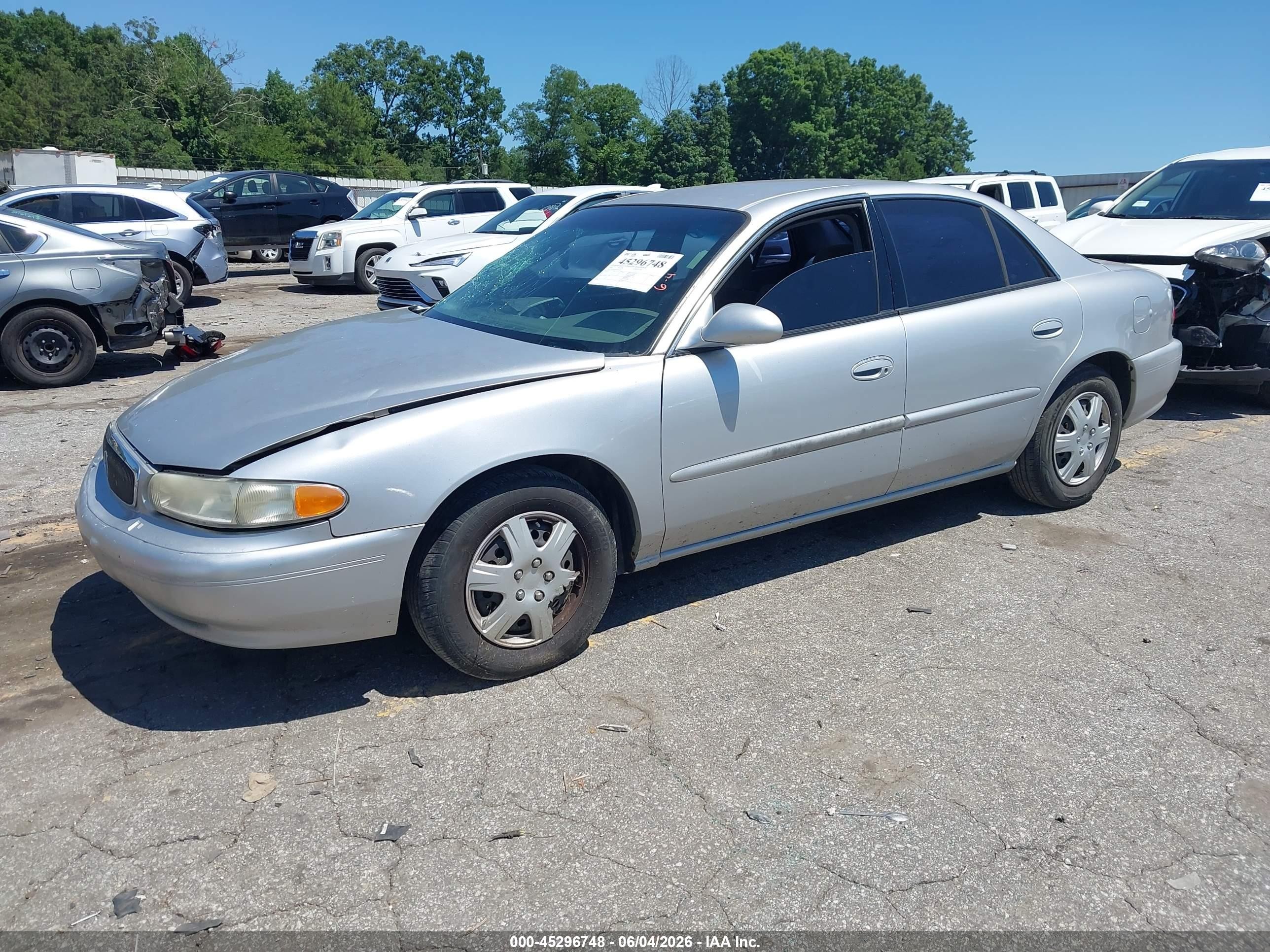 2005 Buick Century   Silver vin: 2G4WS52JX51112917