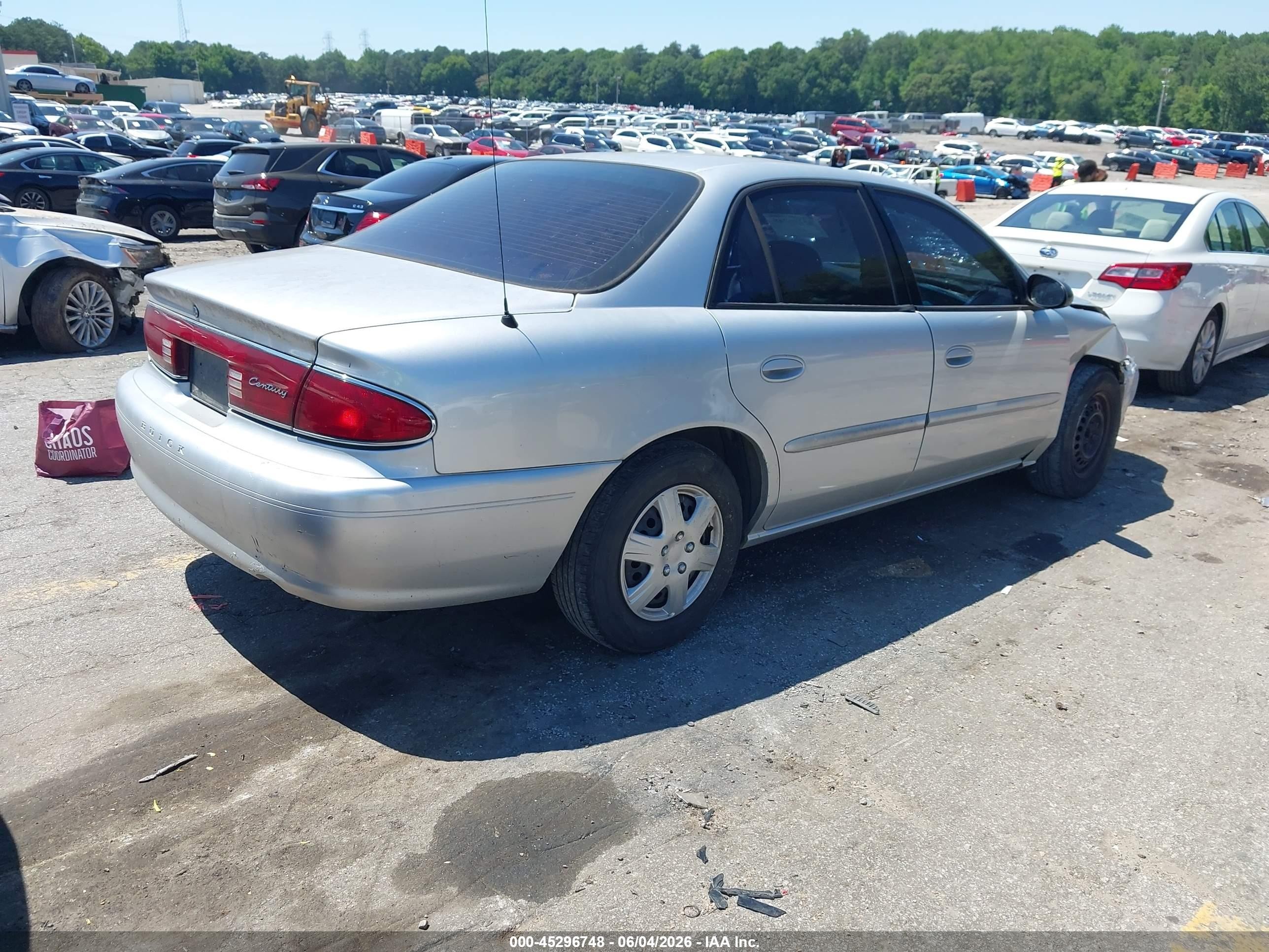 2005 Buick Century   Silver vin: 2G4WS52JX51112917