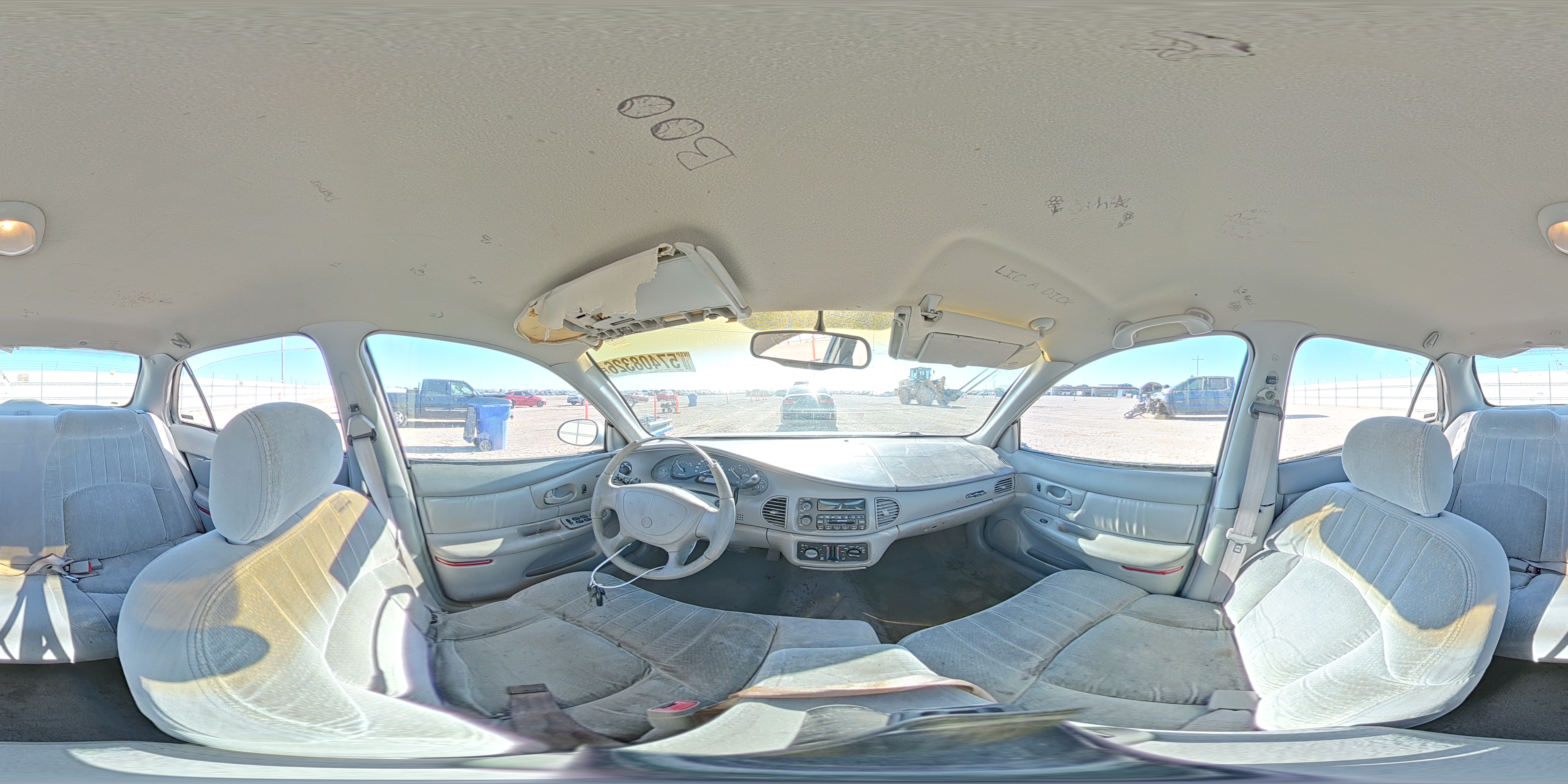 2000 Buick Century Custom White vin: 2G4WS52JXY1215713