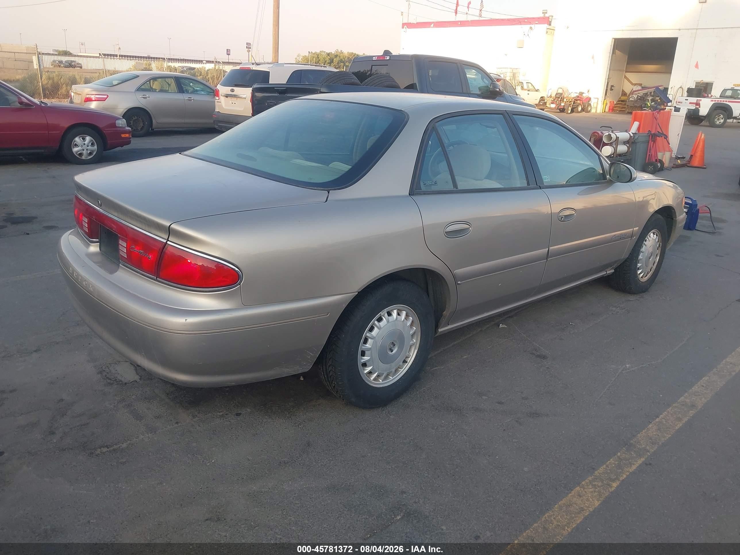 2000 Buick Century Custom Beige vin: 2G4WS52JXY1292873
