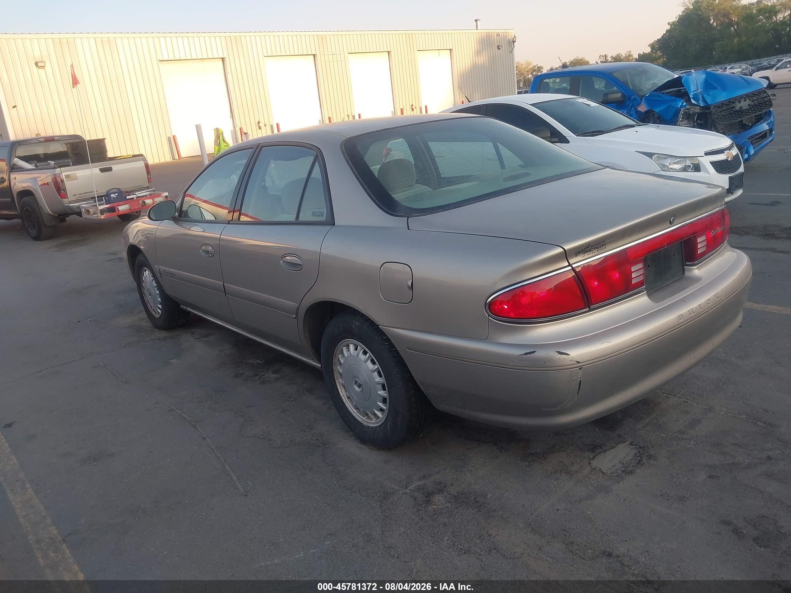 2000 Buick Century Custom Beige vin: 2G4WS52JXY1292873