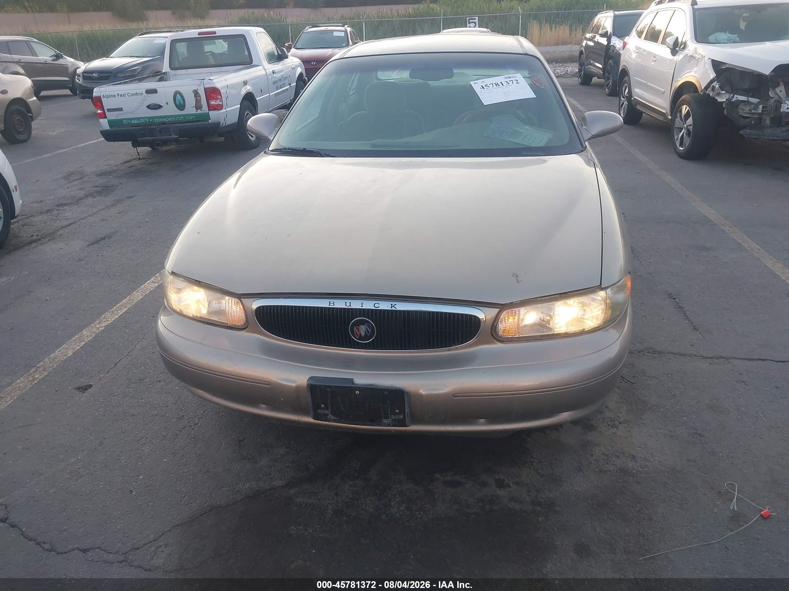 2000 Buick Century Custom Beige vin: 2G4WS52JXY1292873