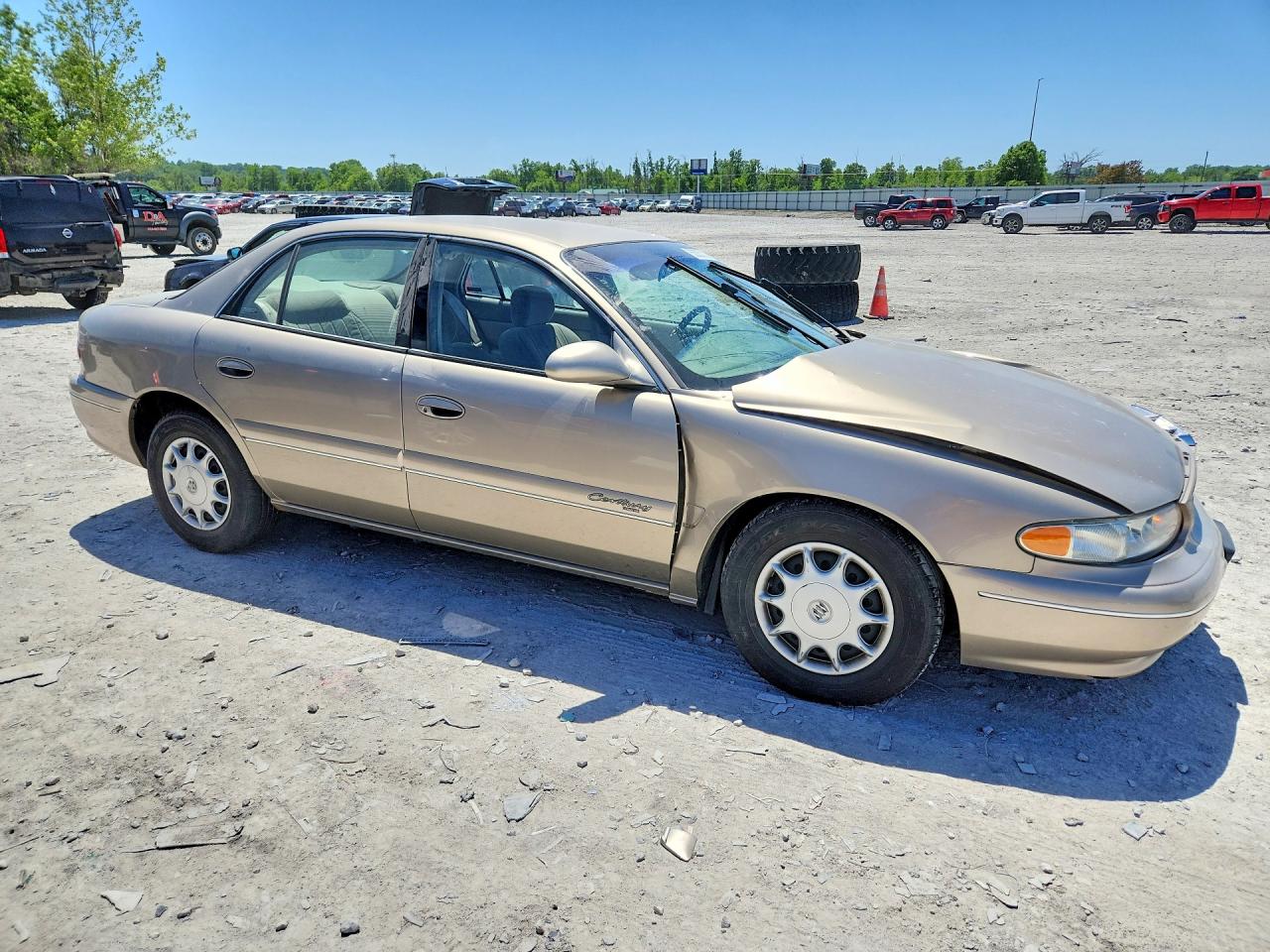 2000 Buick Century Custom Золотой vin: 2G4WS52JXY1343627