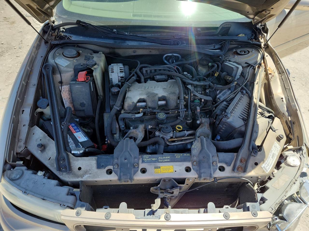2000 Buick Century Custom Золотой vin: 2G4WS52JXY1343627