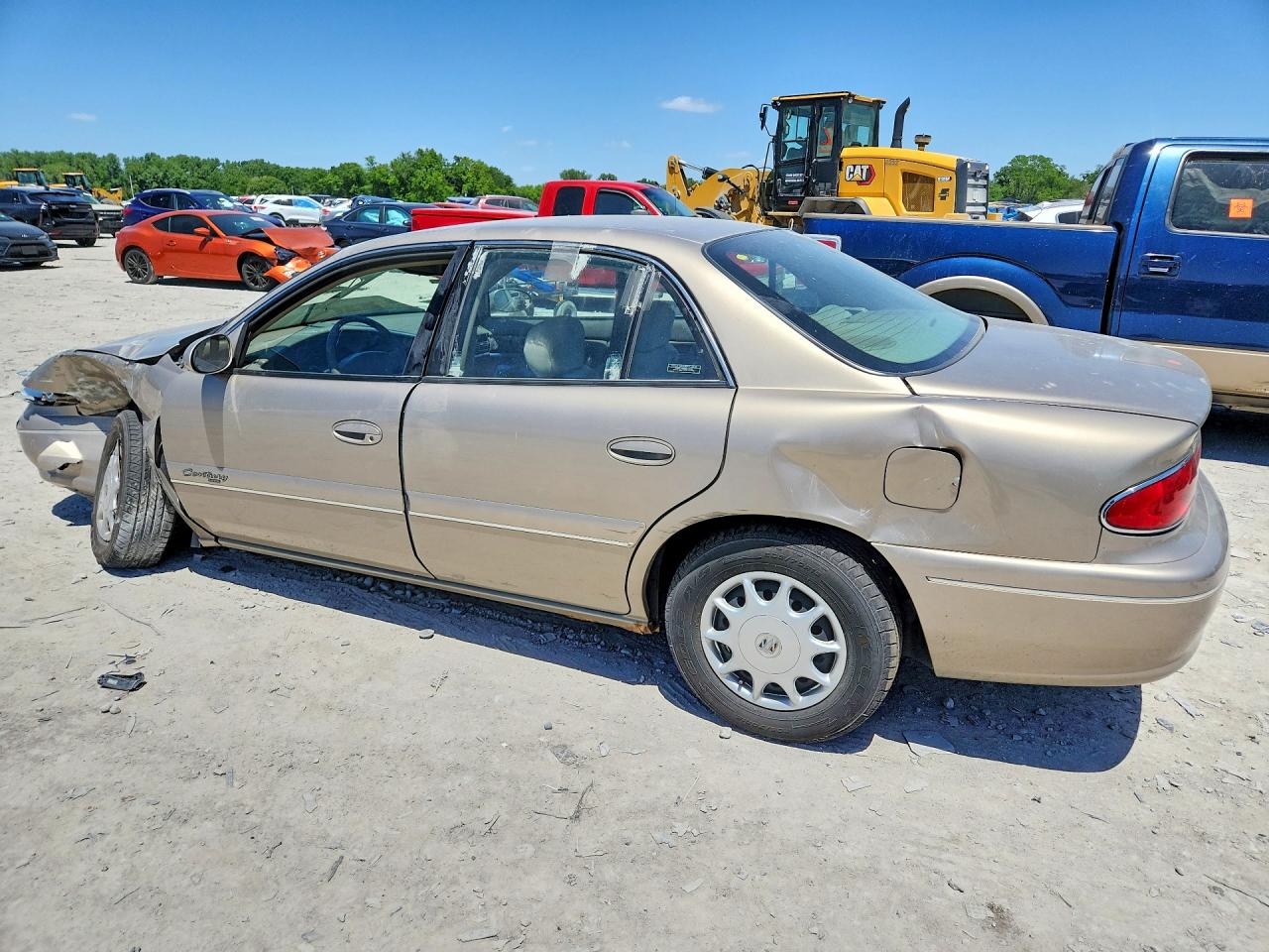2000 Buick Century Custom Золотой vin: 2G4WS52JXY1343627