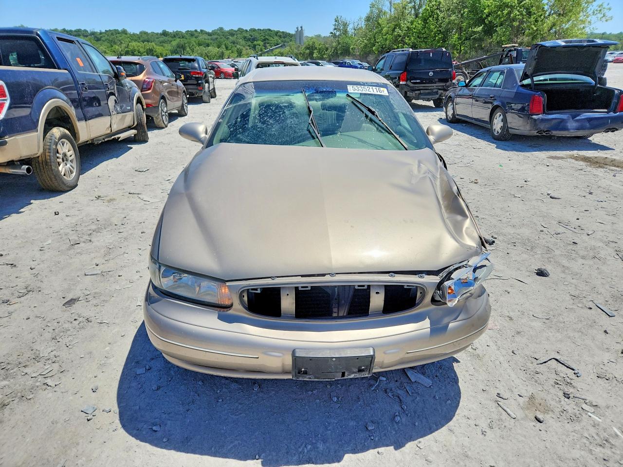2000 Buick Century Custom Золотой vin: 2G4WS52JXY1343627