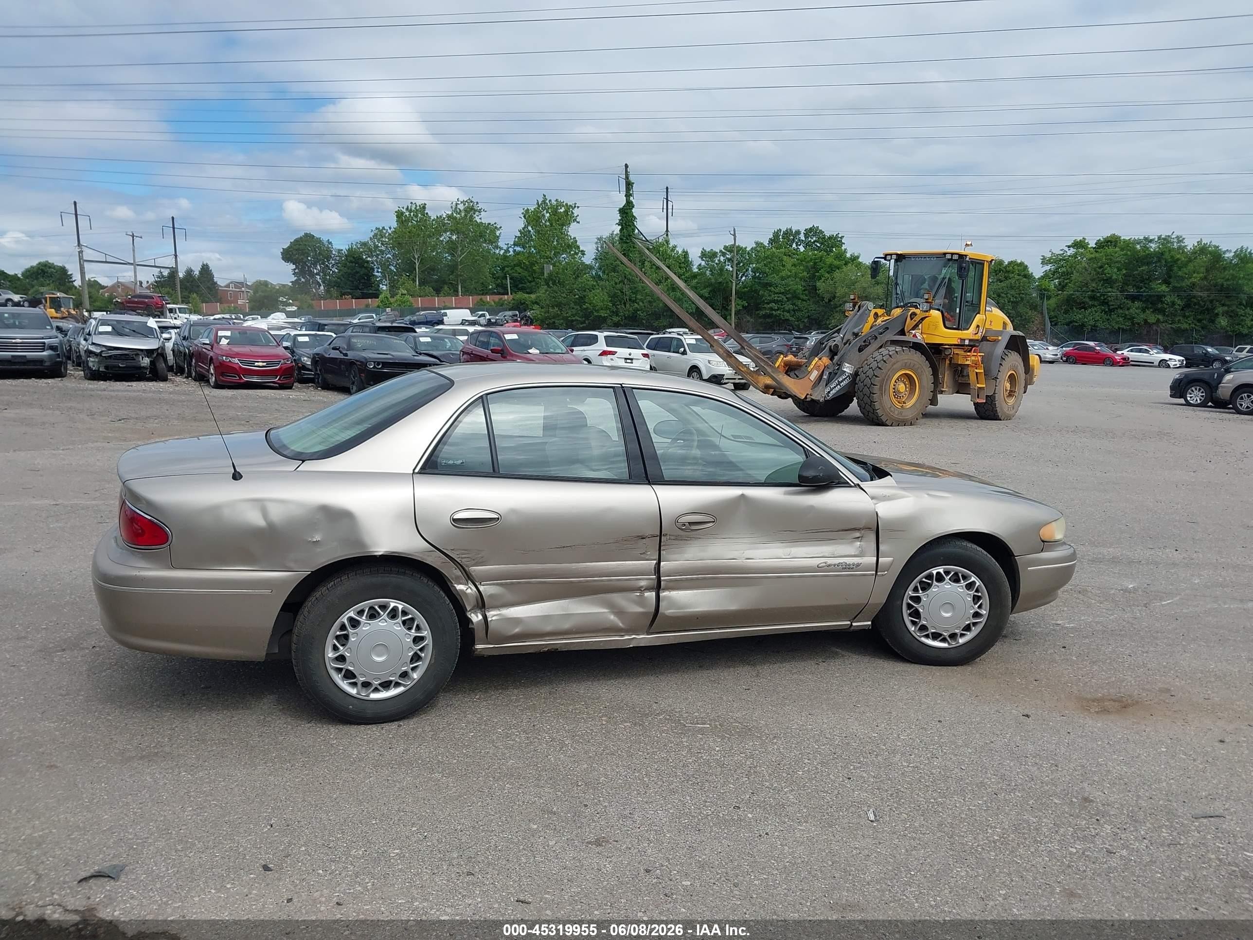 1999 Buick Century Custom Gold vin: 2G4WS52M0X1415072