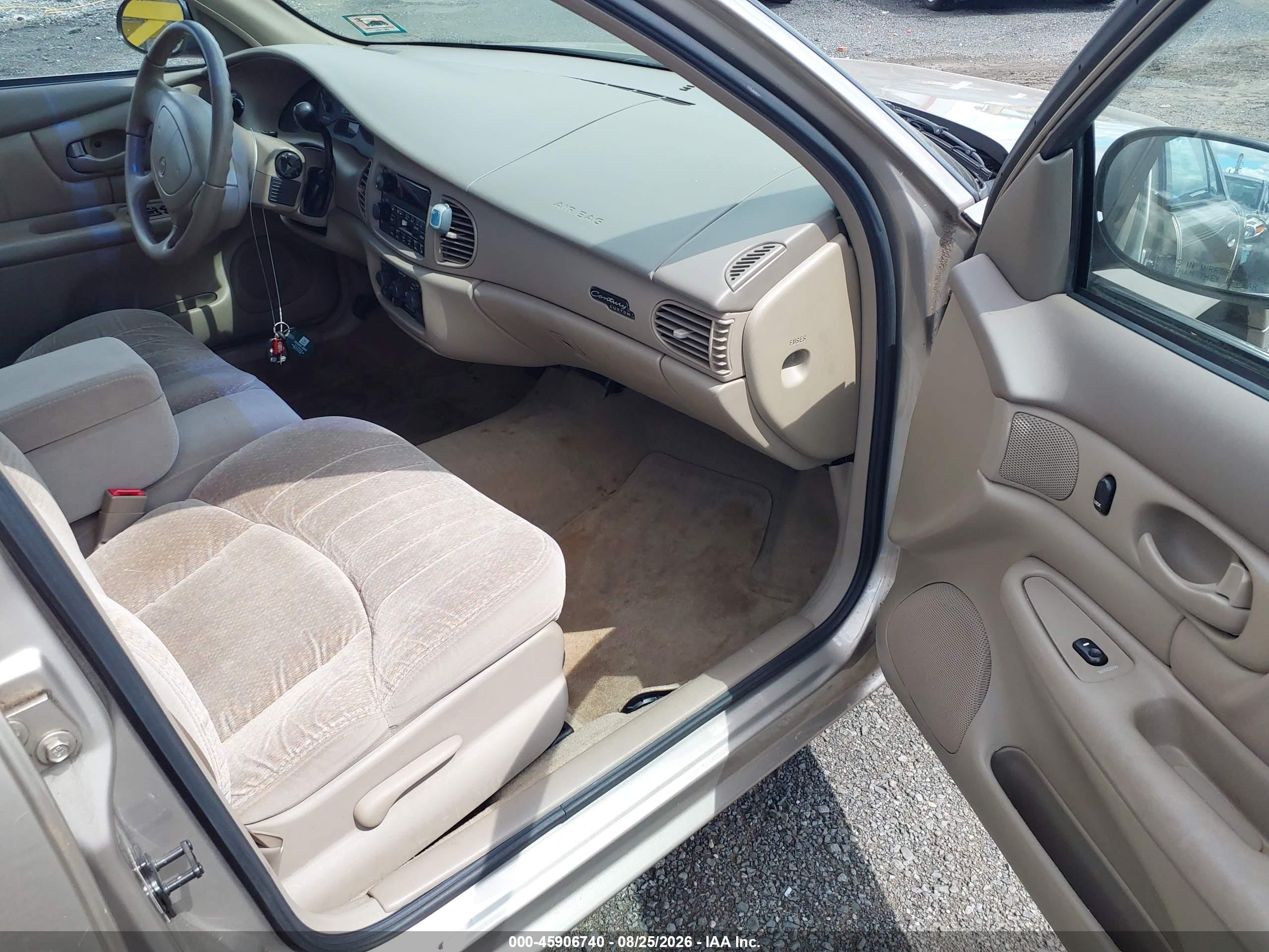1999 Buick Century Custom Gold vin: 2G4WS52M0X1417596