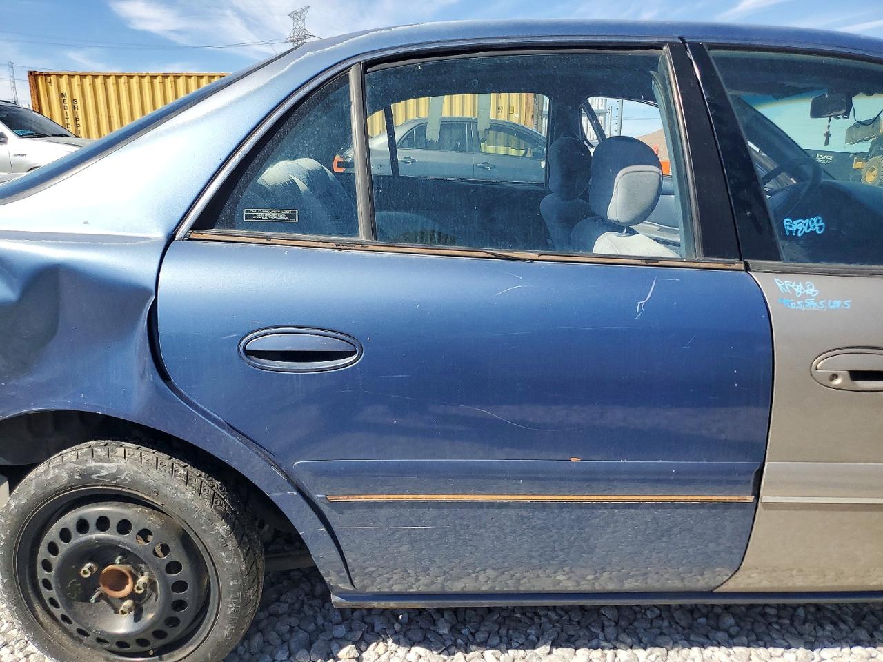 1998 Buick Century Custom Blue vin: 2G4WS52M1W1445549
