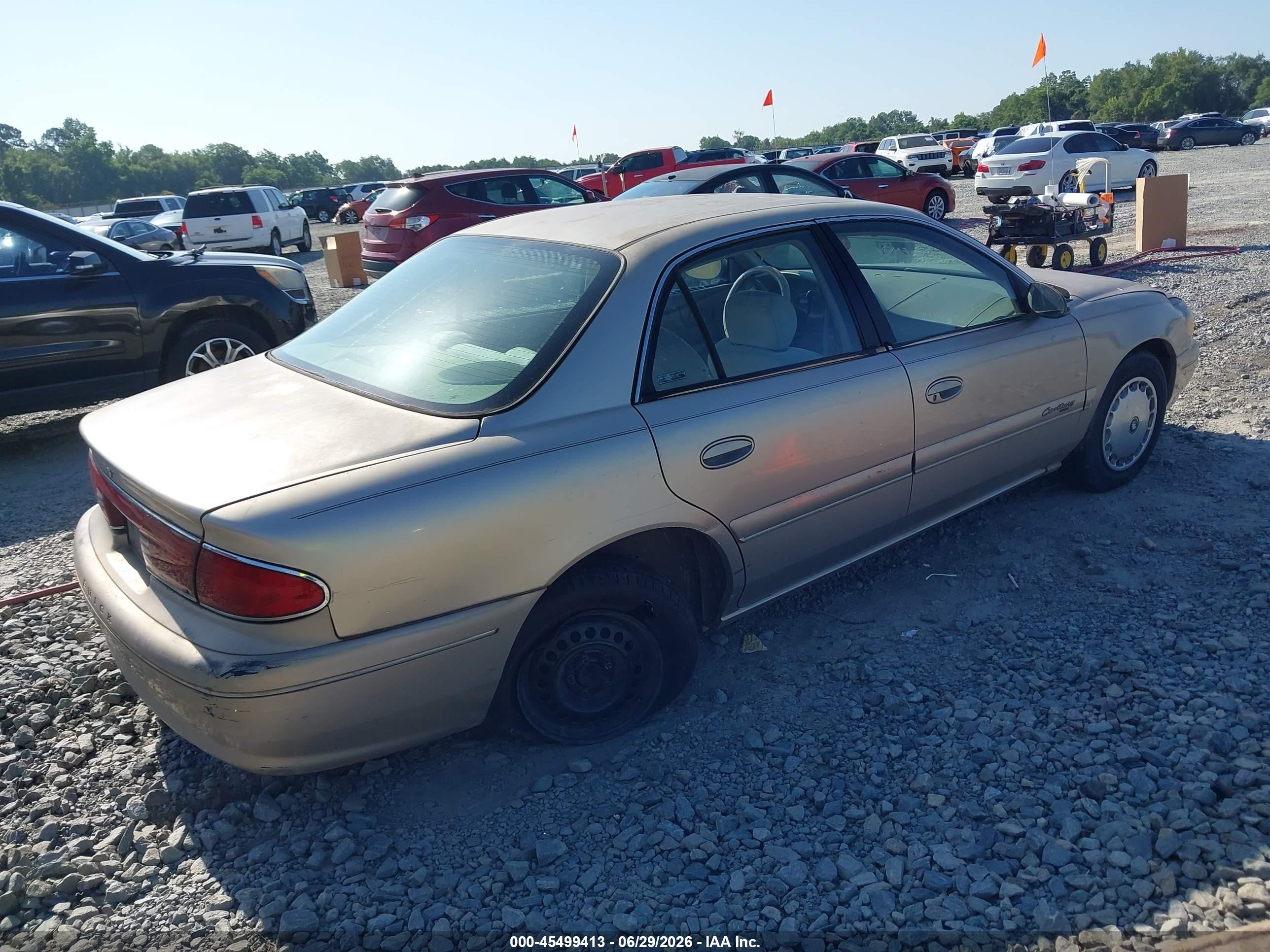 1999 Buick Century Custom Champagne vin: 2G4WS52M1X1440336