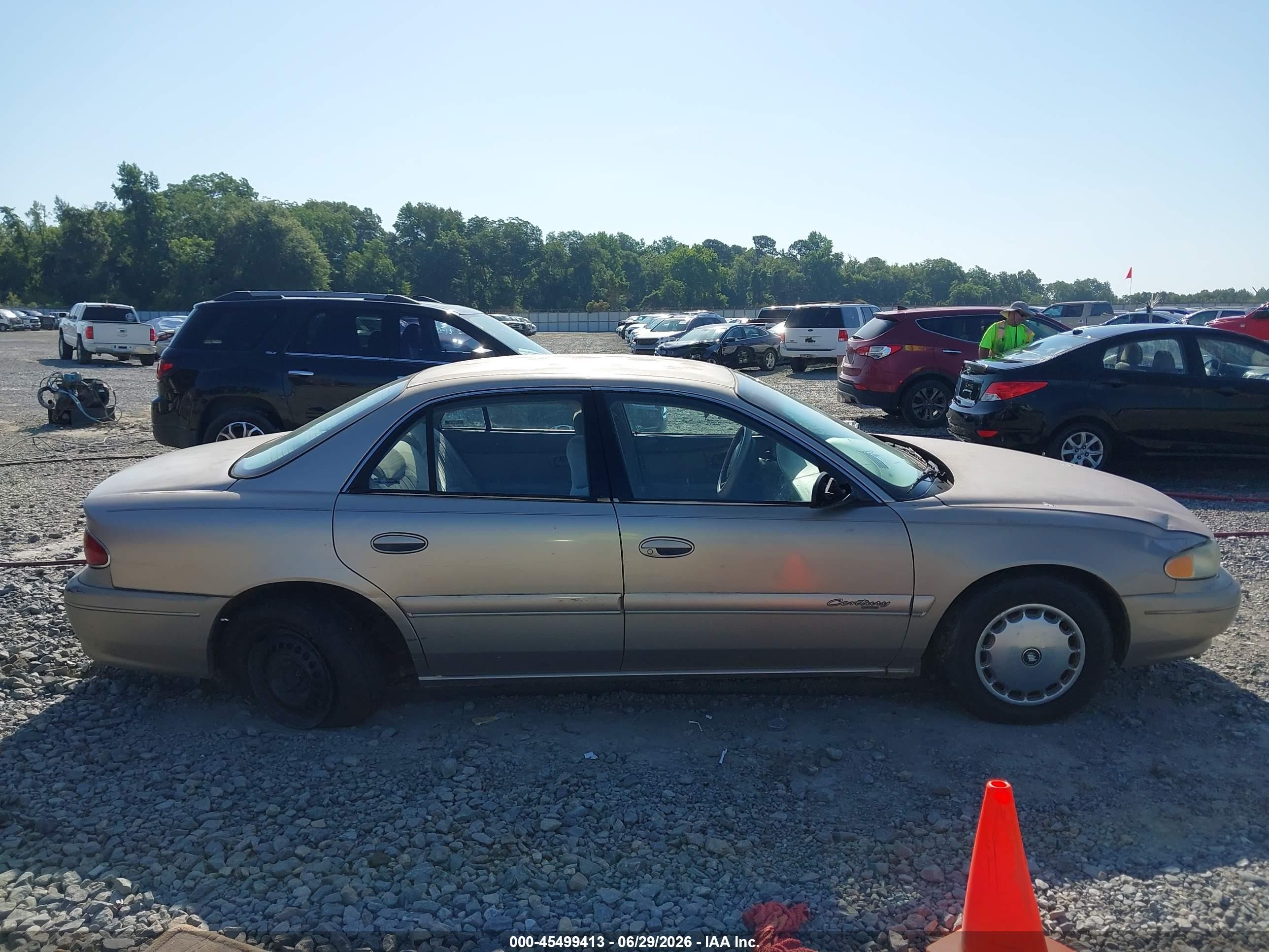 1999 Buick Century Custom Champagne vin: 2G4WS52M1X1440336