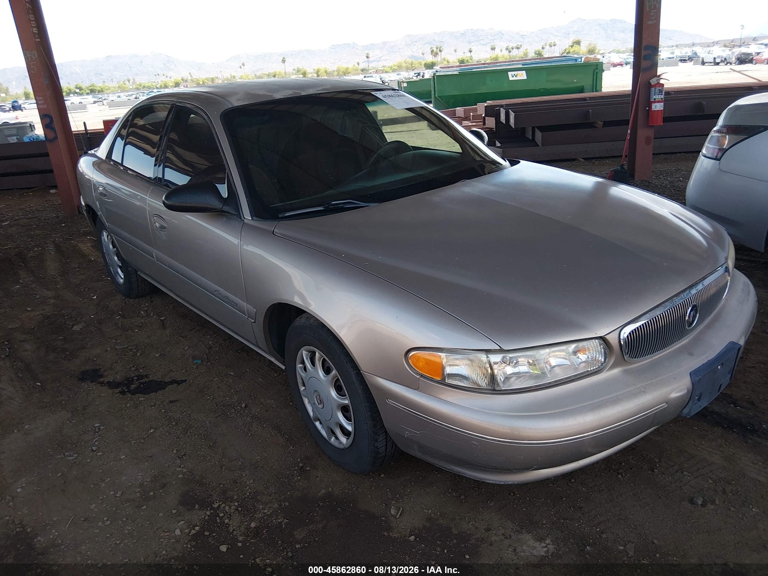 1998 Buick Century Custom Золотой vin: 2G4WS52M3W1529792