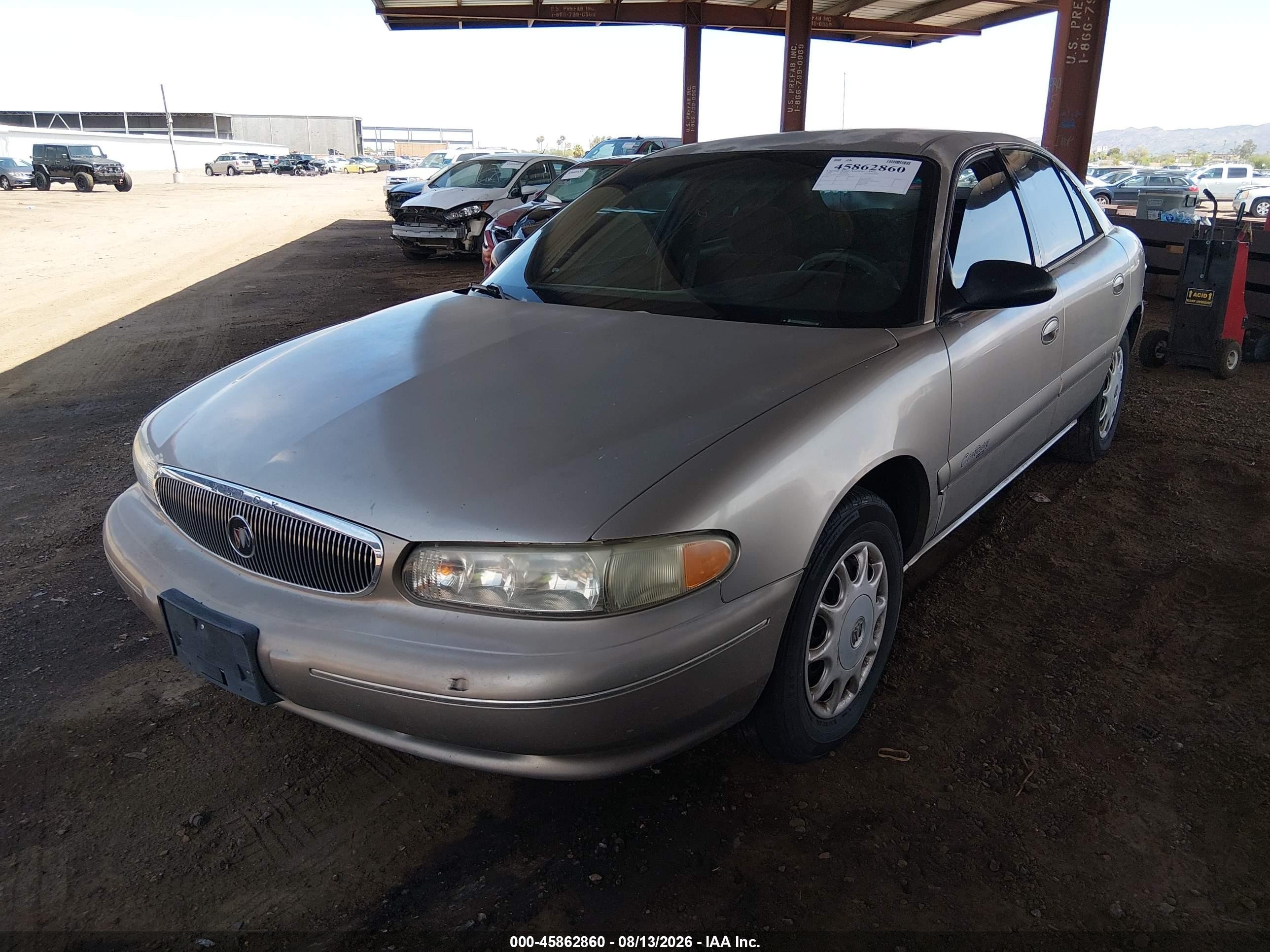 1998 Buick Century Custom Золотой vin: 2G4WS52M3W1529792