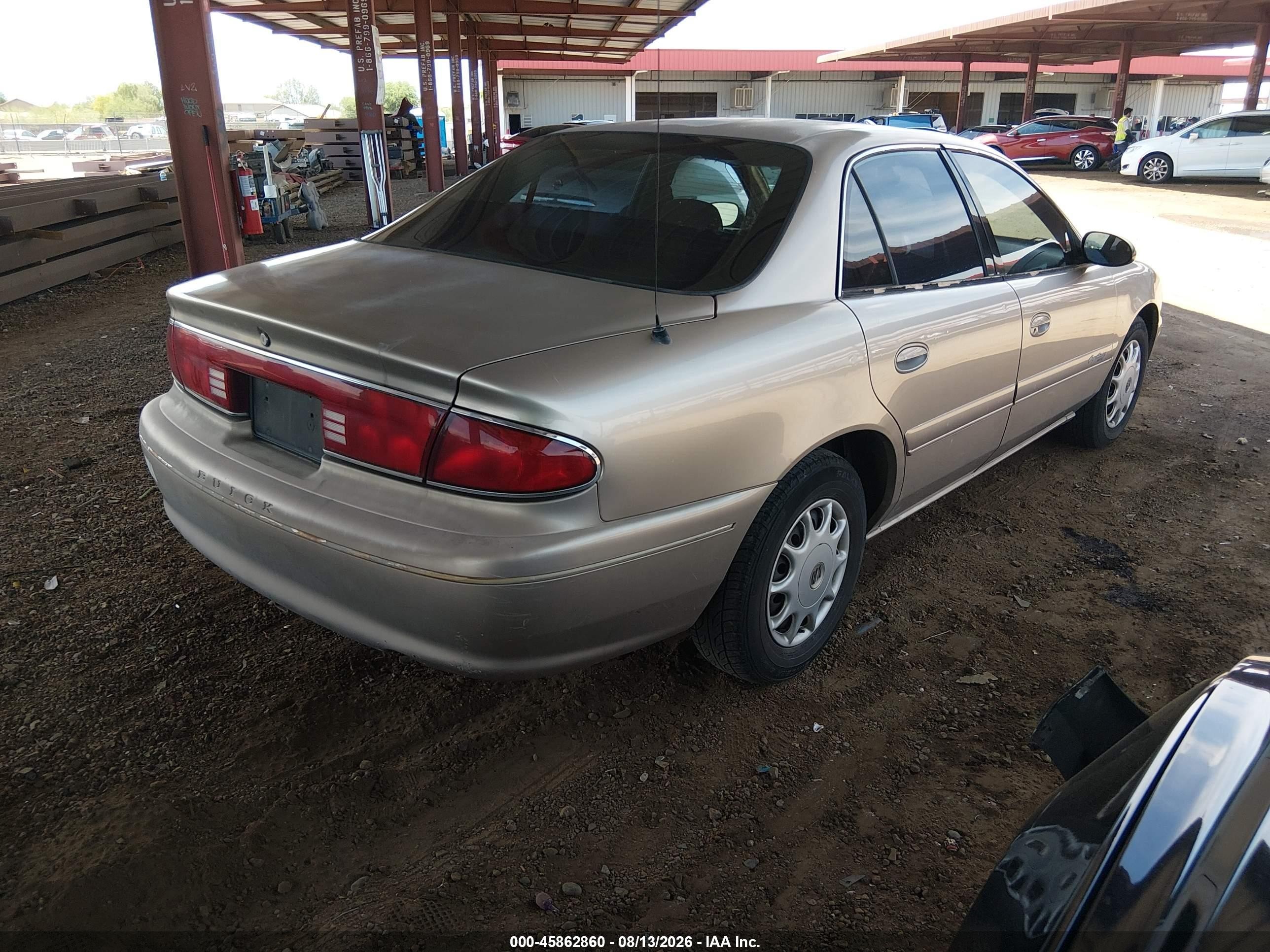 1998 Buick Century Custom Золотой vin: 2G4WS52M3W1529792
