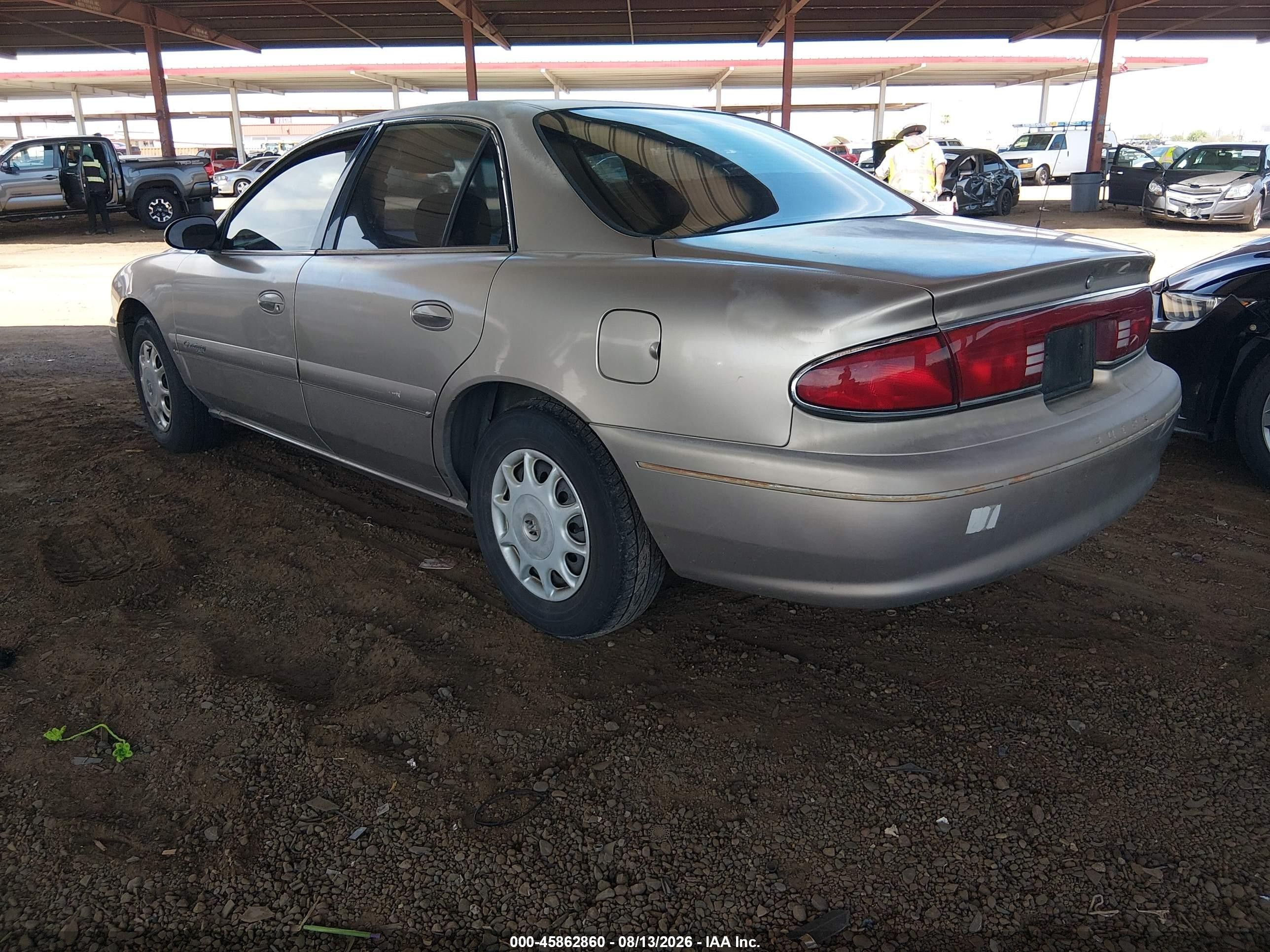 1998 Buick Century Custom Золотой vin: 2G4WS52M3W1529792