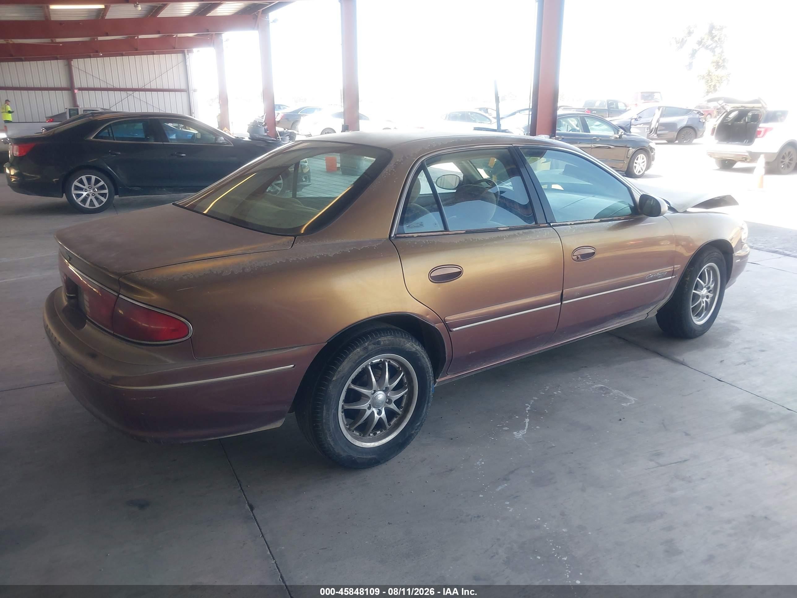 1999 Buick Century Custom Gold vin: 2G4WS52M3X1448695