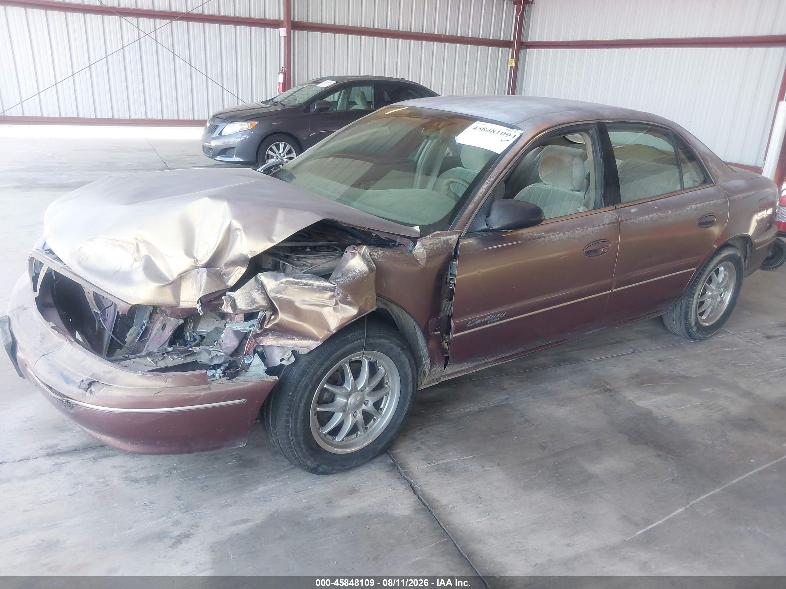 1999 Buick Century Custom Gold vin: 2G4WS52M3X1448695