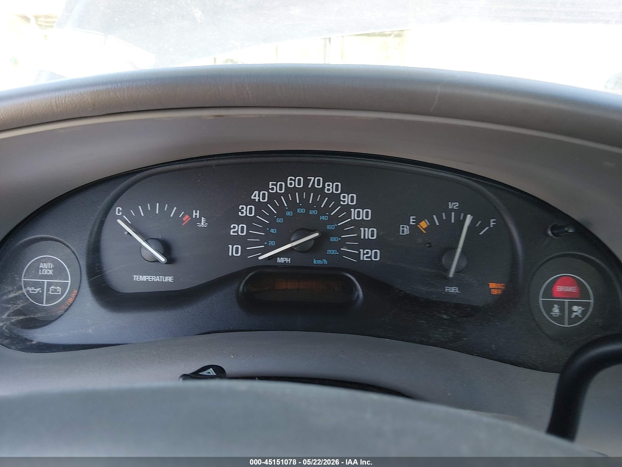 1999 Buick Century Custom Dark Blue vin: 2G4WS52M4X1482029