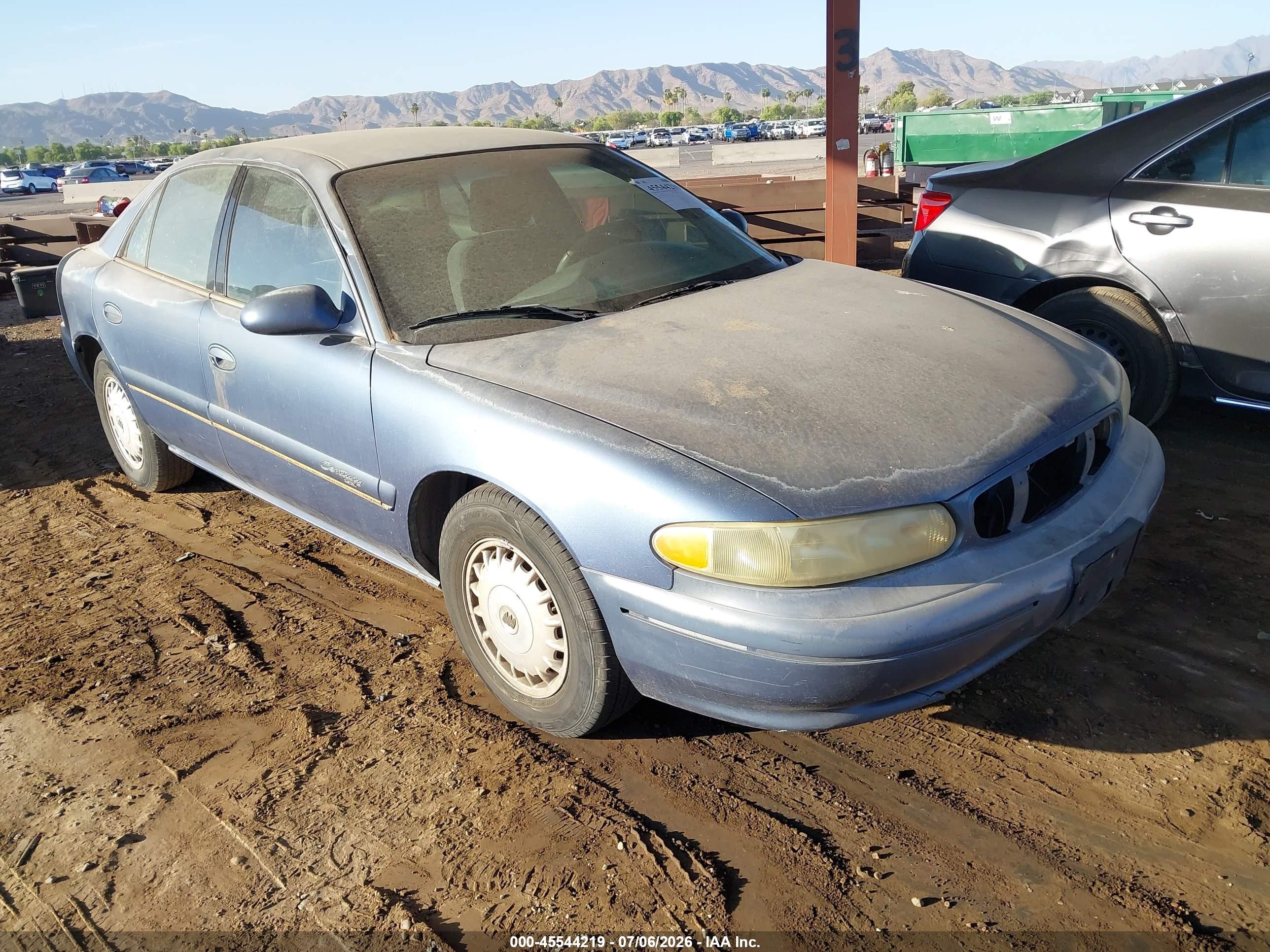 1998 Buick Century Custom Blue vin: 2G4WS52M5W1499632