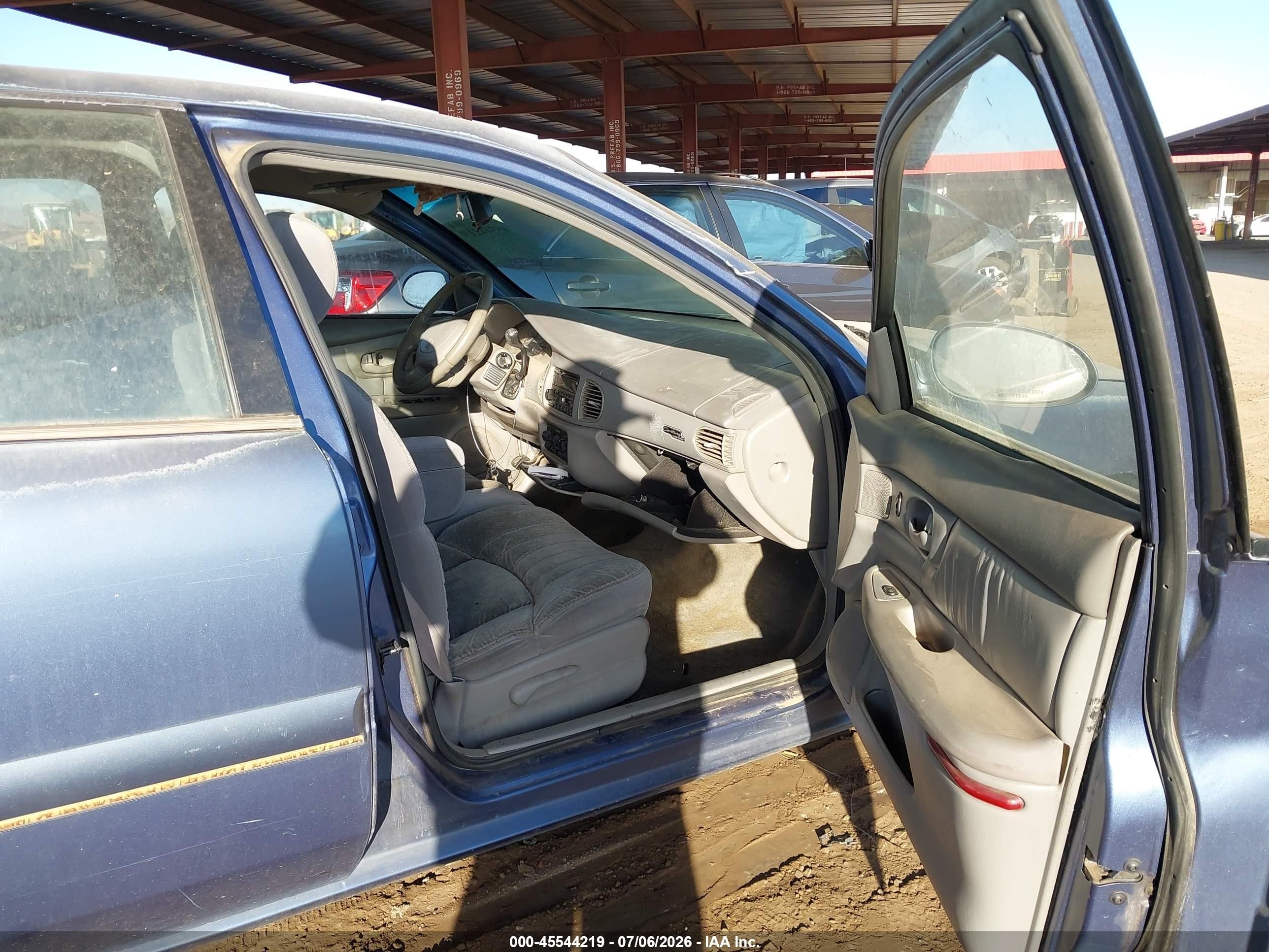 1998 Buick Century Custom Blue vin: 2G4WS52M5W1499632