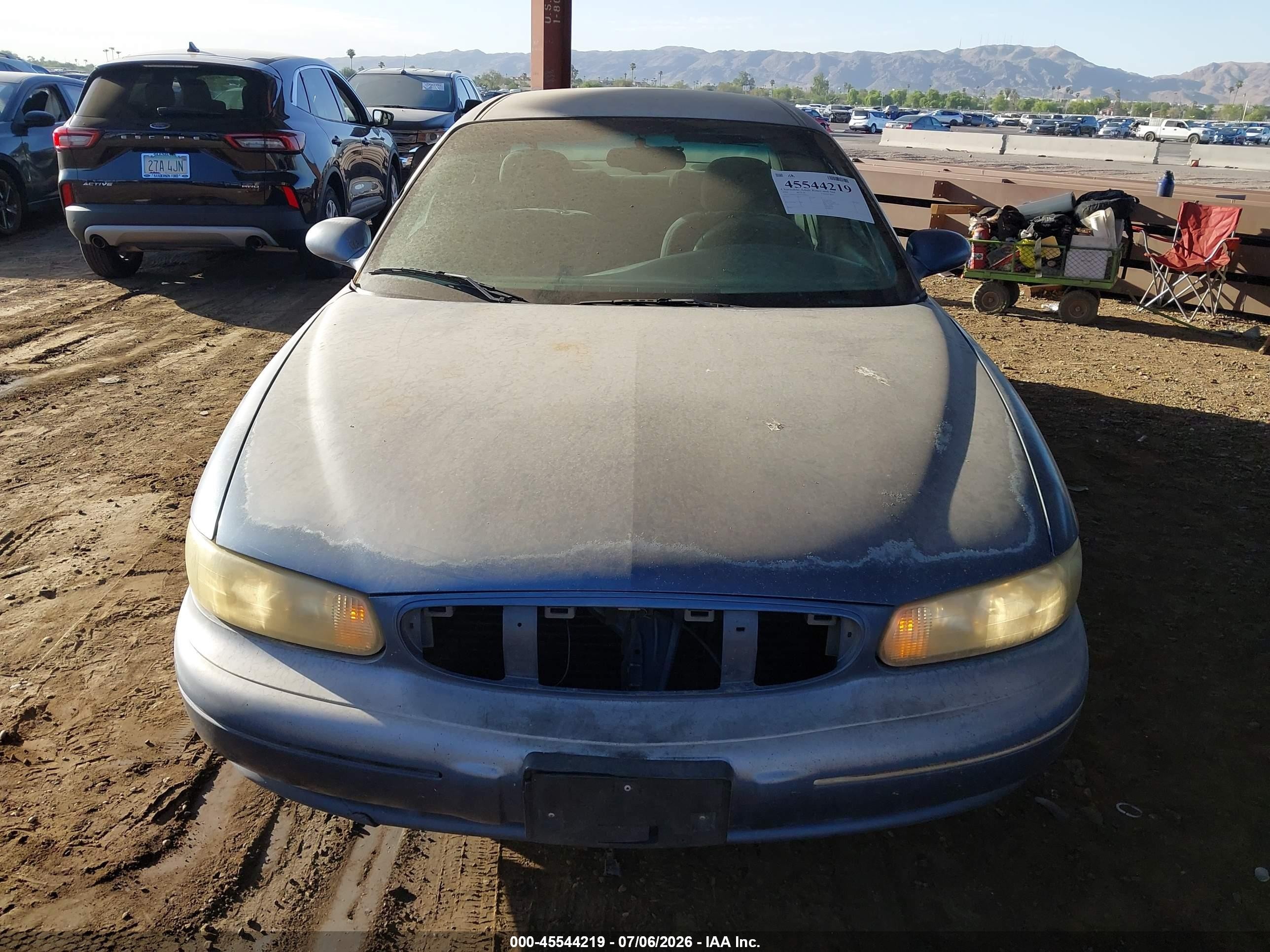 1998 Buick Century Custom Blue vin: 2G4WS52M5W1499632