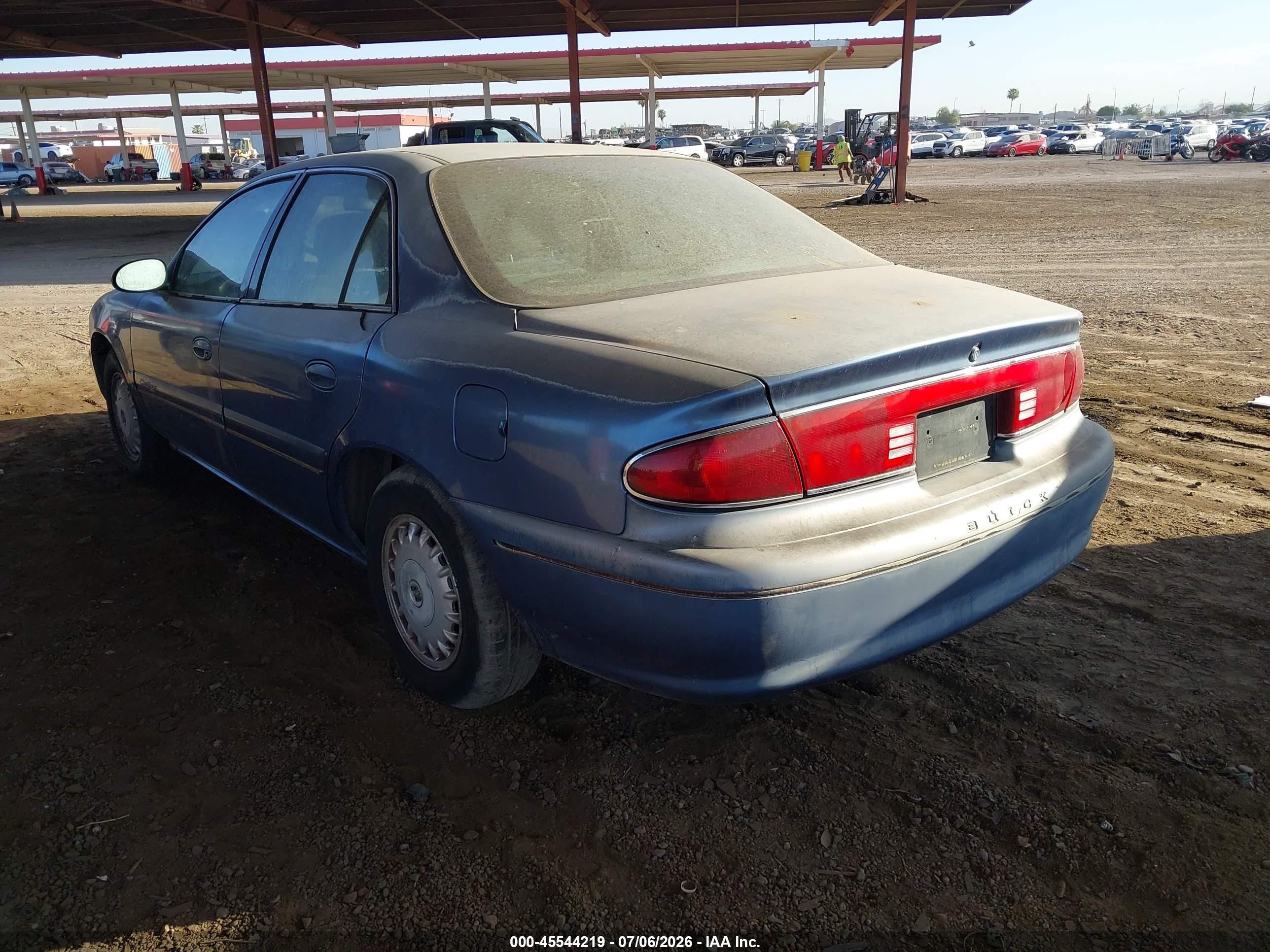 1998 Buick Century Custom Blue vin: 2G4WS52M5W1499632
