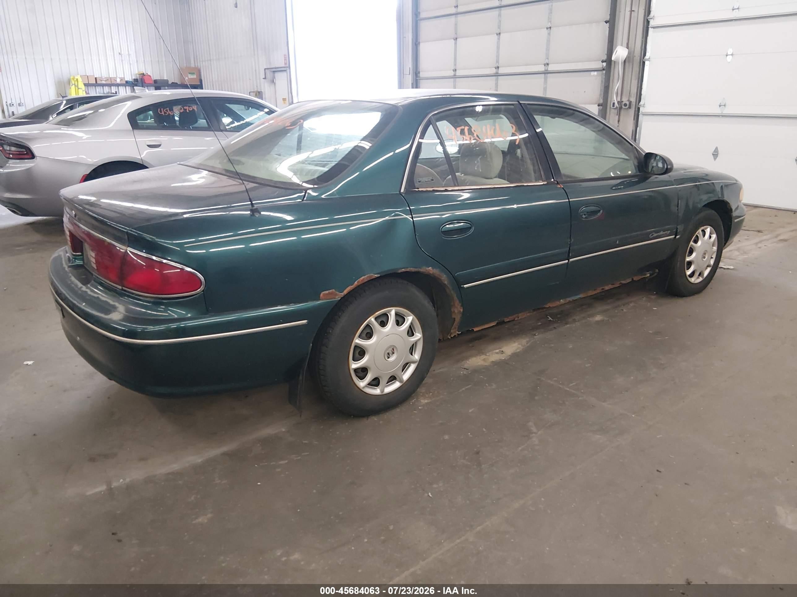 1998 Buick Century Custom Green vin: 2G4WS52M5W1527624