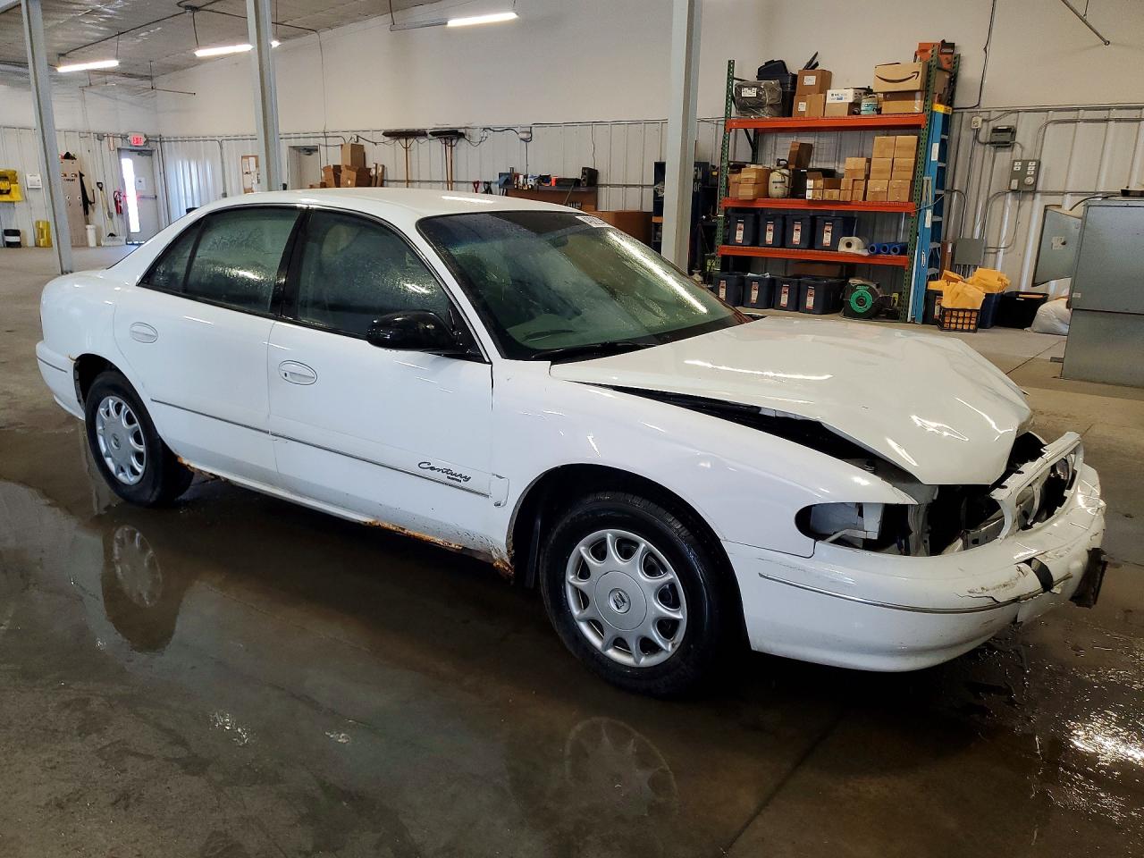1999 Buick Century Custom White vin: 2G4WS52M5X1591745