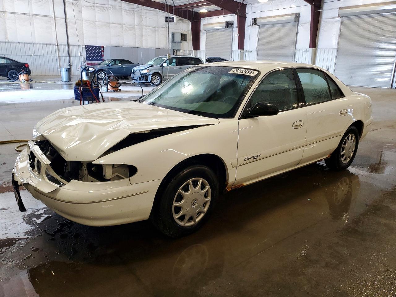 1999 Buick Century Custom White vin: 2G4WS52M5X1591745