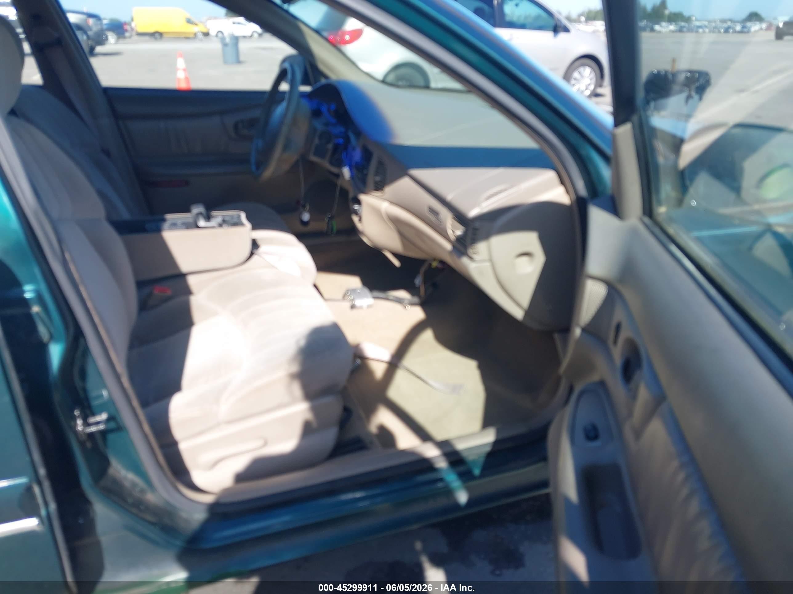 1997 Buick Century Custom Cmi Green vin: 2G4WS52M6V1413923