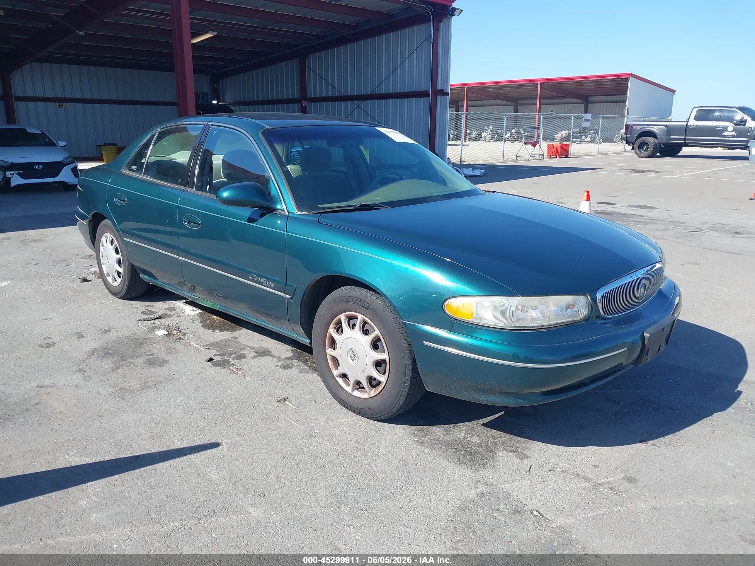 1997 Buick Century Custom Cmi Green vin: 2G4WS52M6V1413923