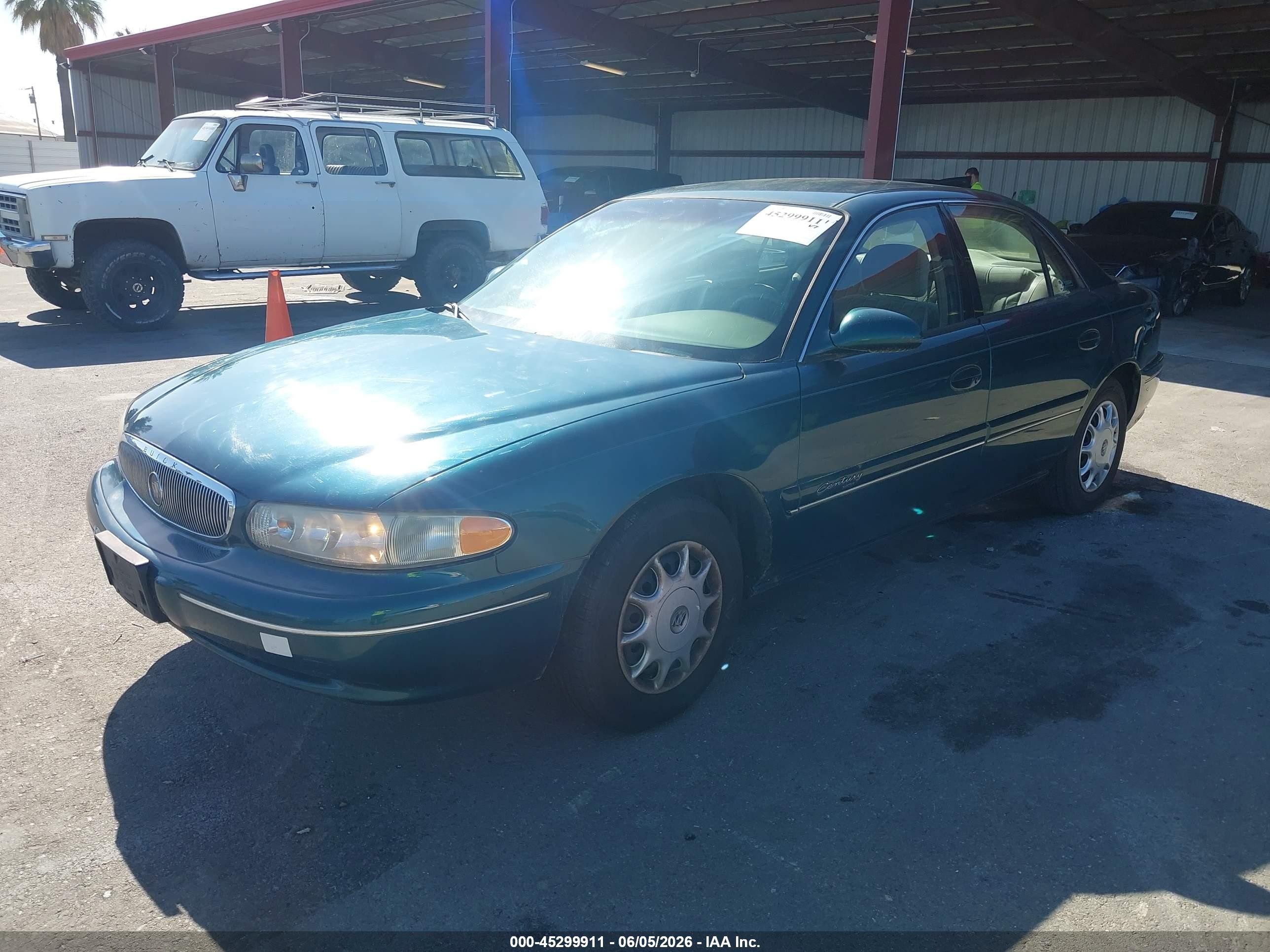 1997 Buick Century Custom Cmi Green vin: 2G4WS52M6V1413923